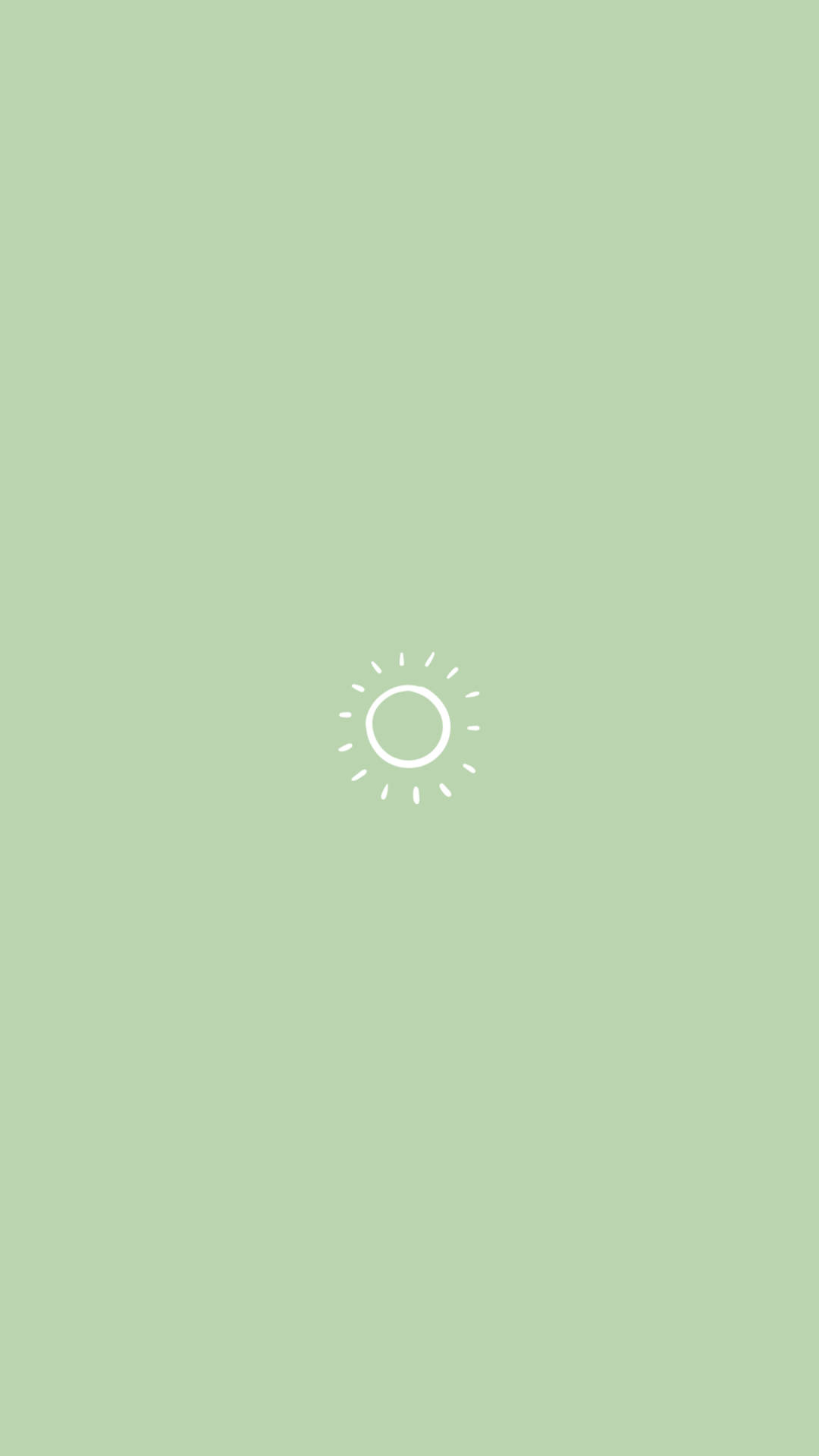 Vihreä pastelli iPhone aurinkotaide Taustakuvat