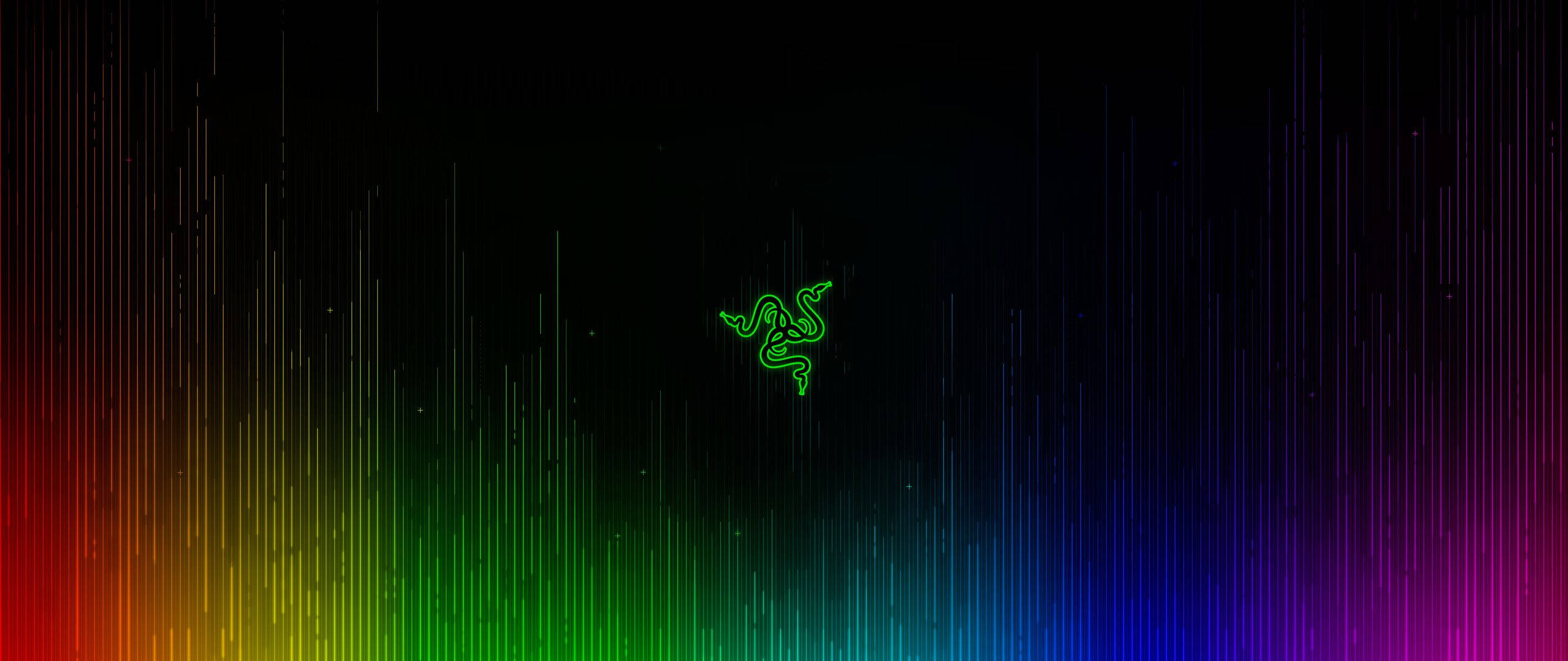 Vihreä Razer-logo Taustakuvat