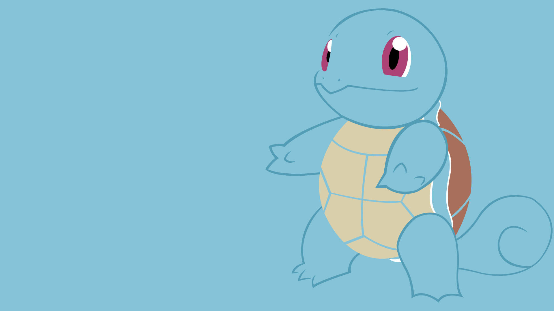 Vihreä Squirtle Siisti Pokemon Taustakuvat