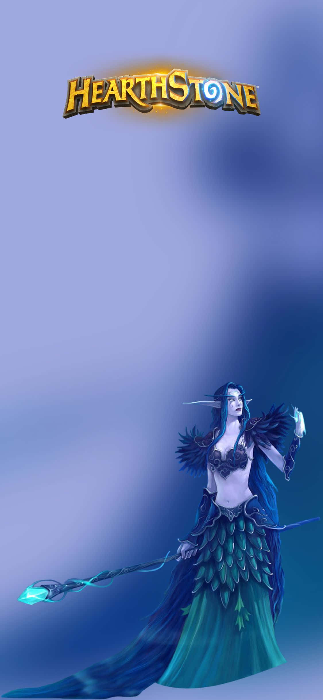Vihreä yöhaltia iPhone XS Hearthstone -taustakuva Taustakuvat