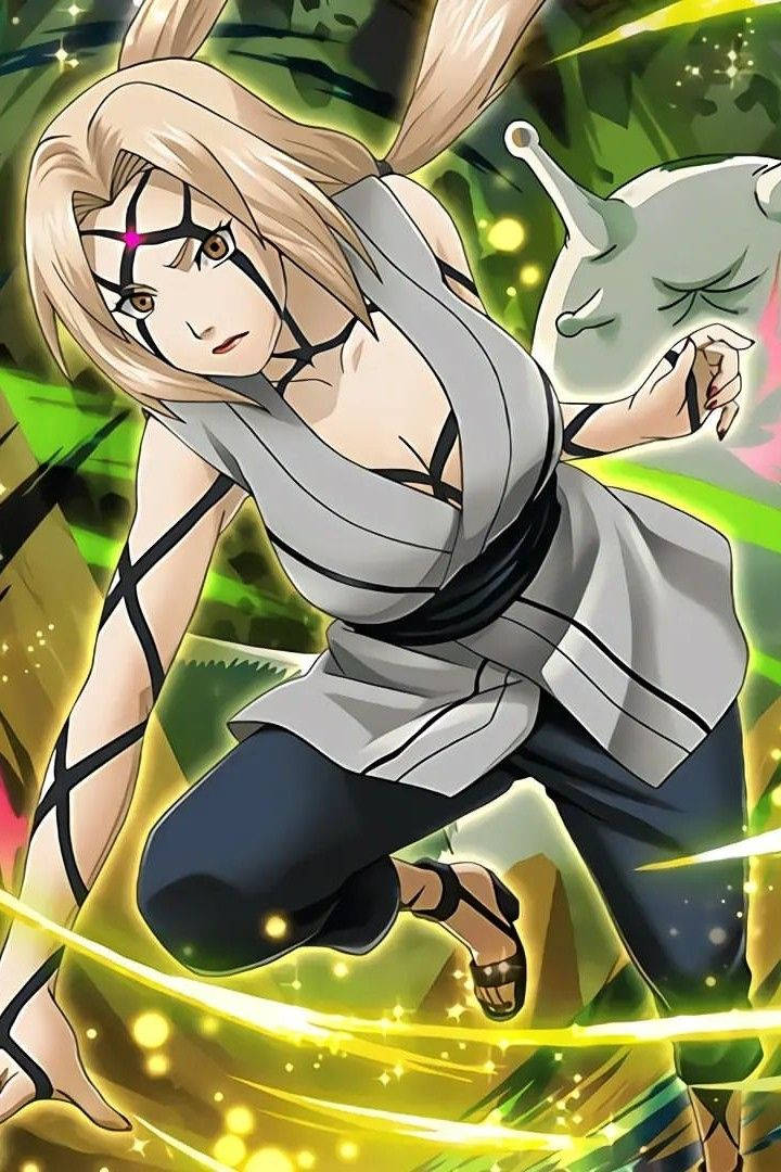 Vihreäteemainen Tsunade Taustakuvat