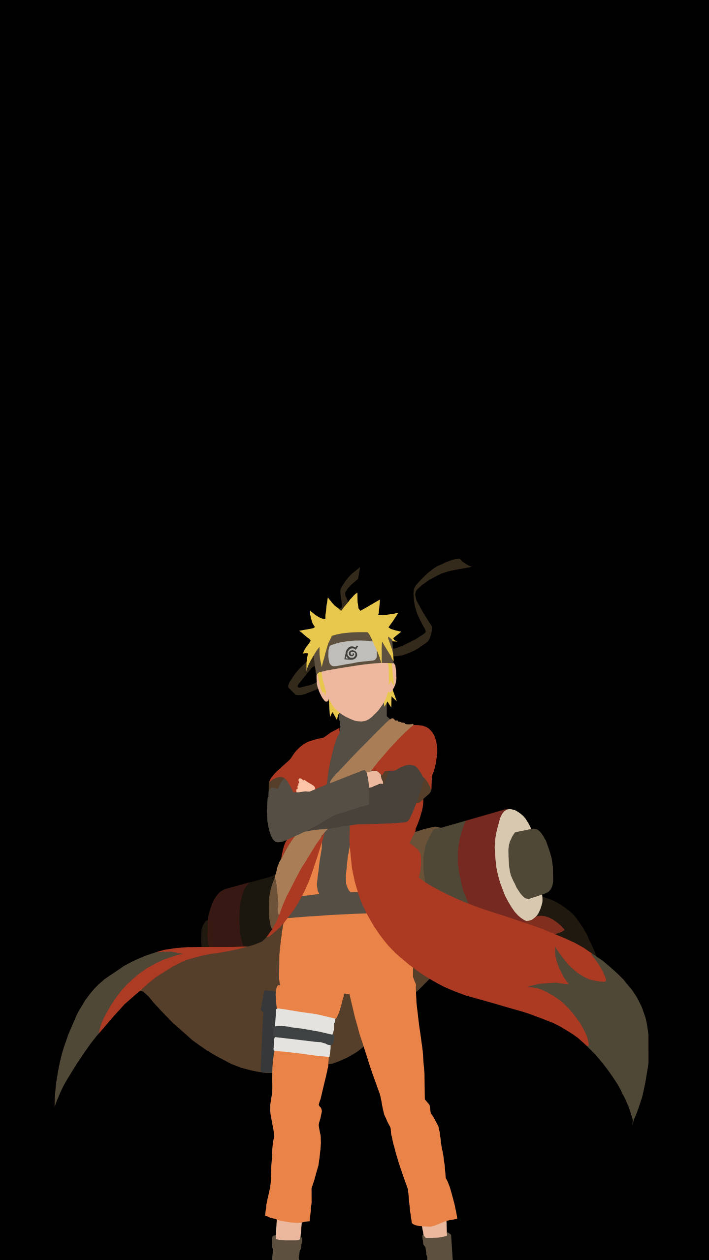 Viisaustilan Vektori-Naruto Puhelimeen Taustakuvat