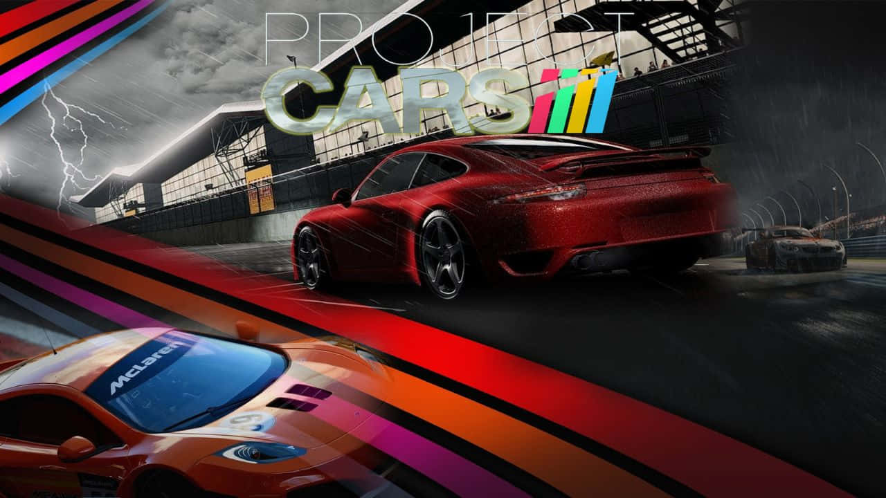 Viivoilla 720p Project Cars -taustakuva Taustakuvat