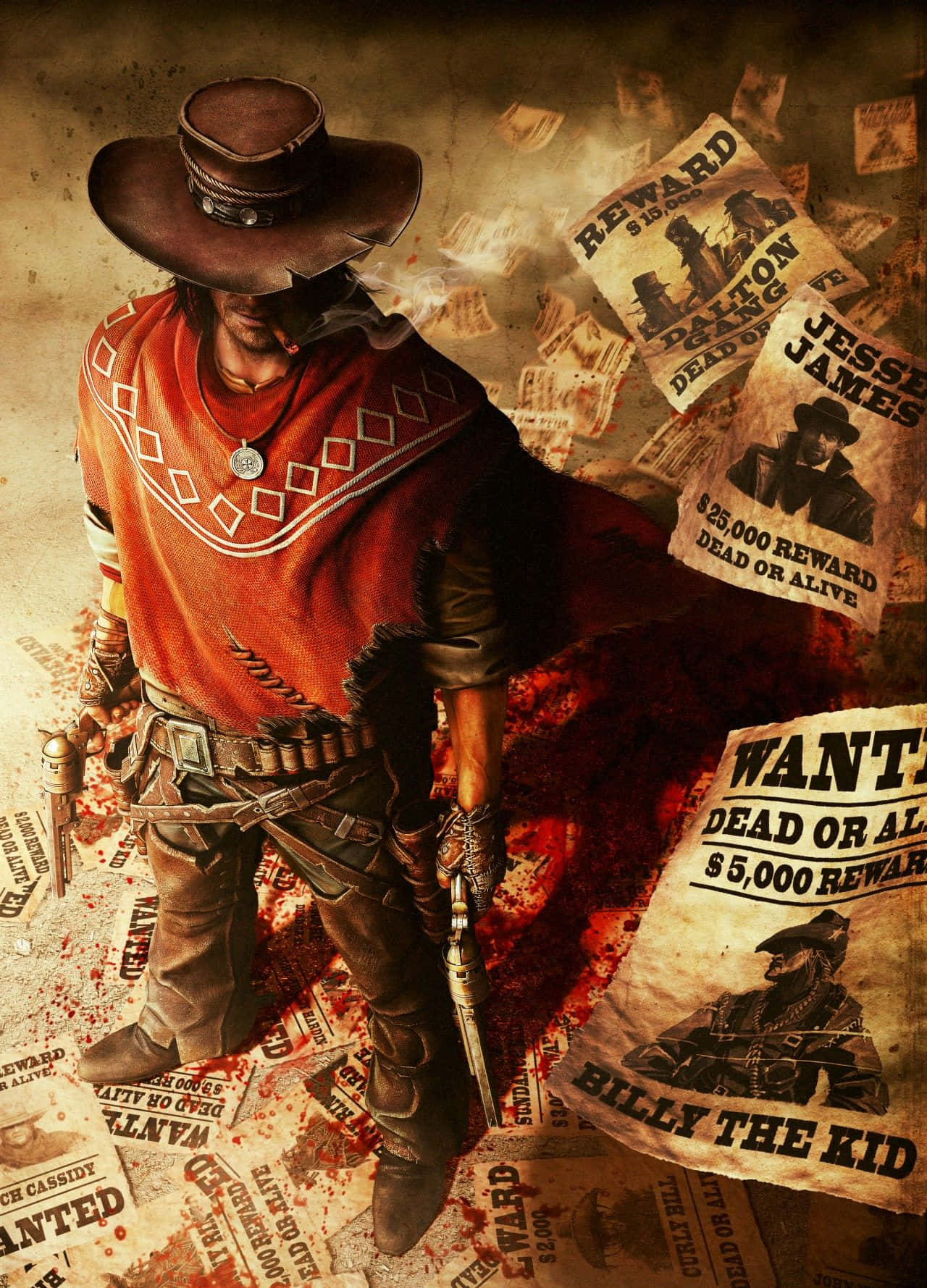 Villin lännen cowboy Taustakuvat