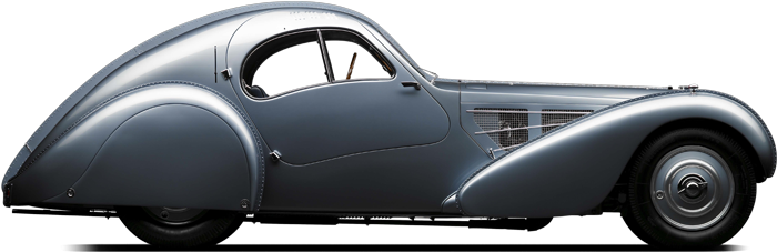 Vintage Bugatti - klassinen autoprofiili Taustakuvat