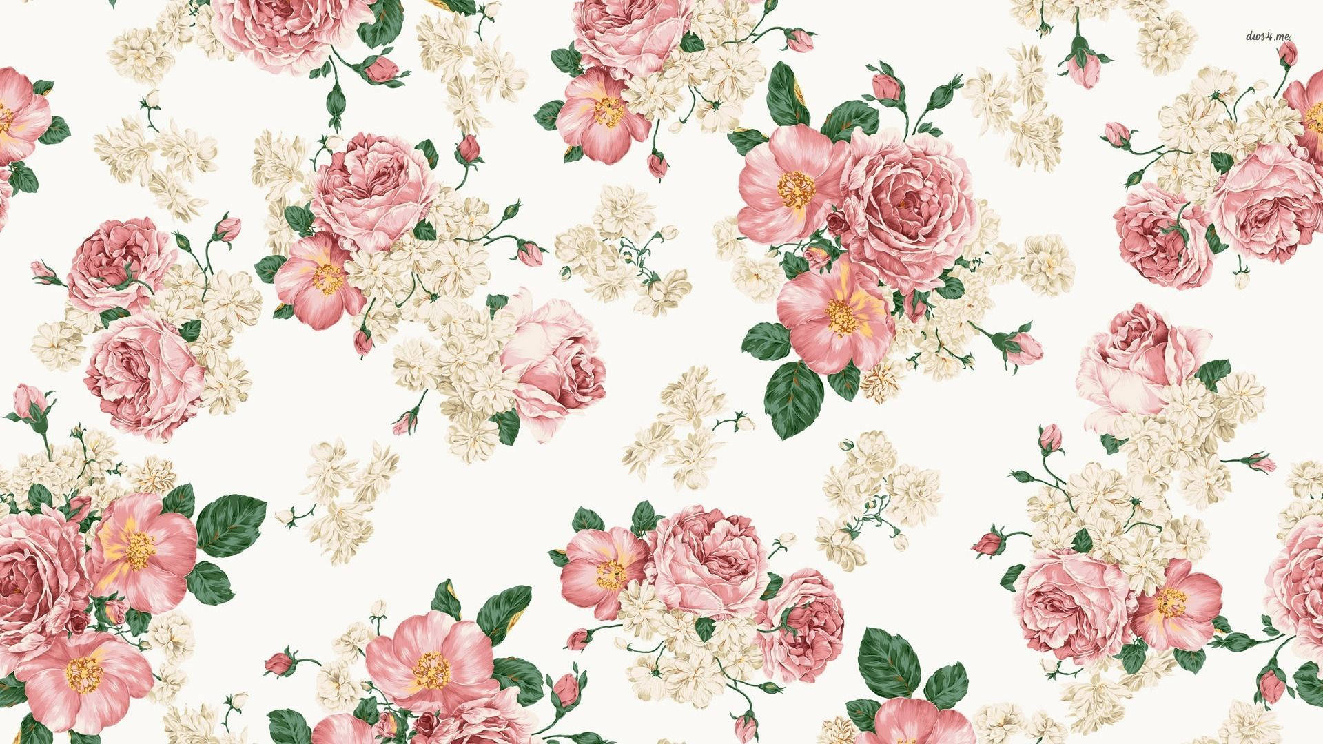 Vintage Pink Rose -estetiikka Taustakuvat