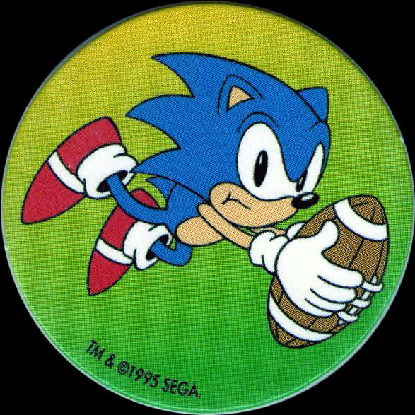 Vintage Sonic pitelee rengasta 1995 Taustakuvat