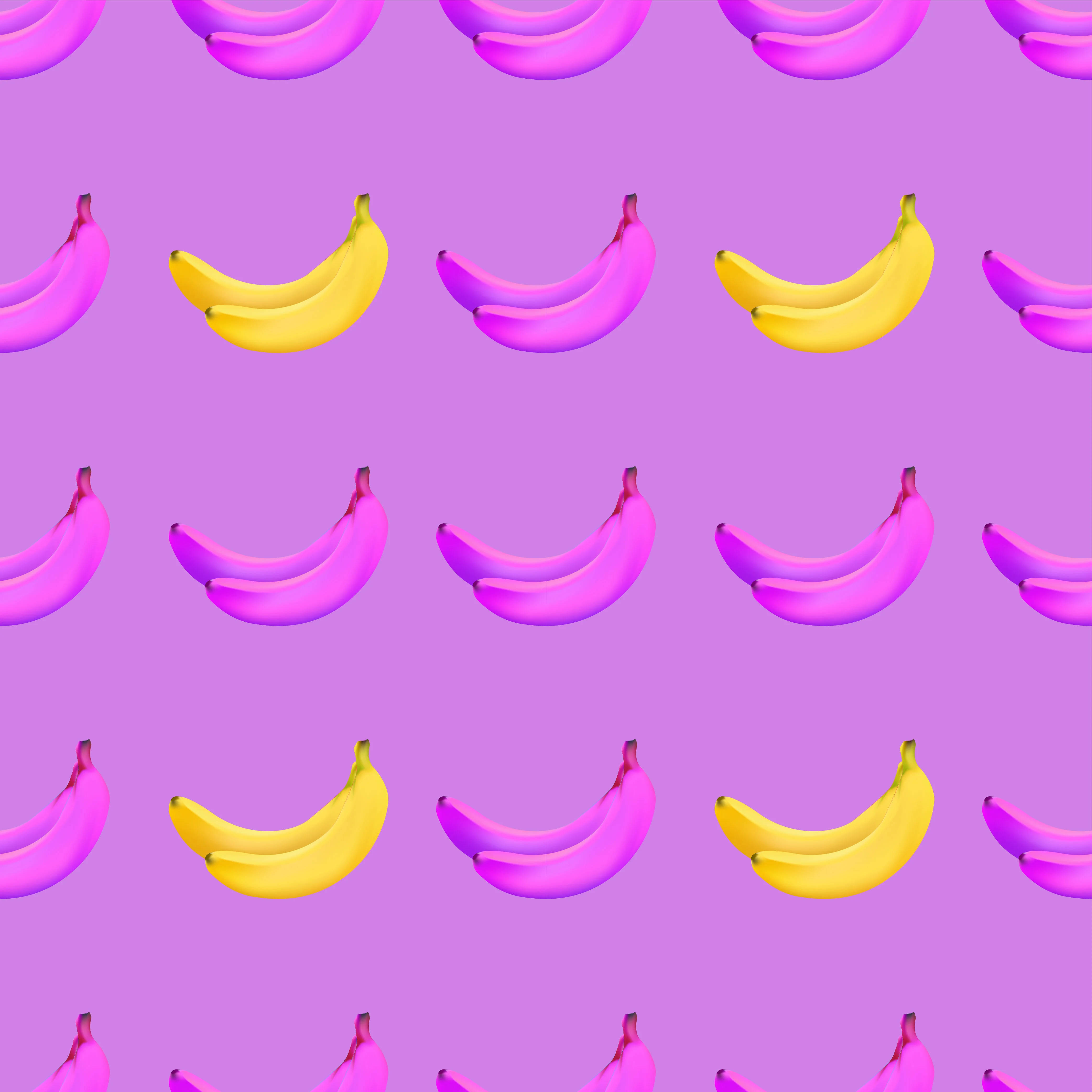 Violetit ja keltaiset banaanit Taustakuvat
