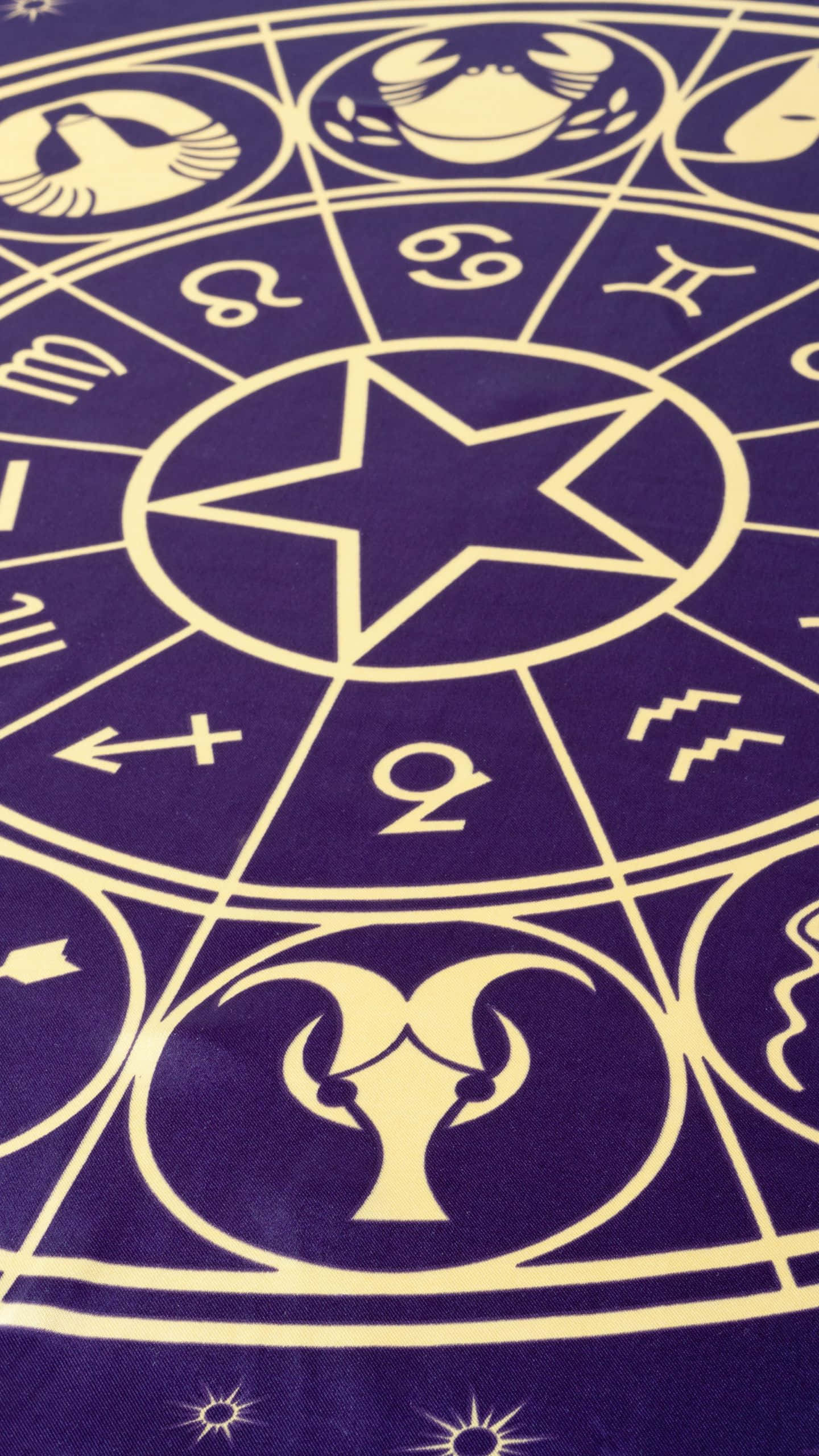 violetti matto, jossa on astrologisia symboleja Taustakuvat