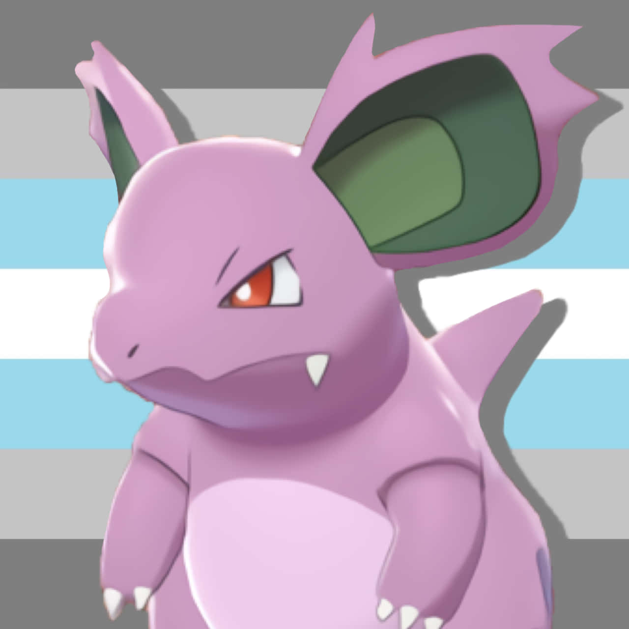 Violetti Nidorina demipoikien ylpeyslipun kanssa Taustakuvat
