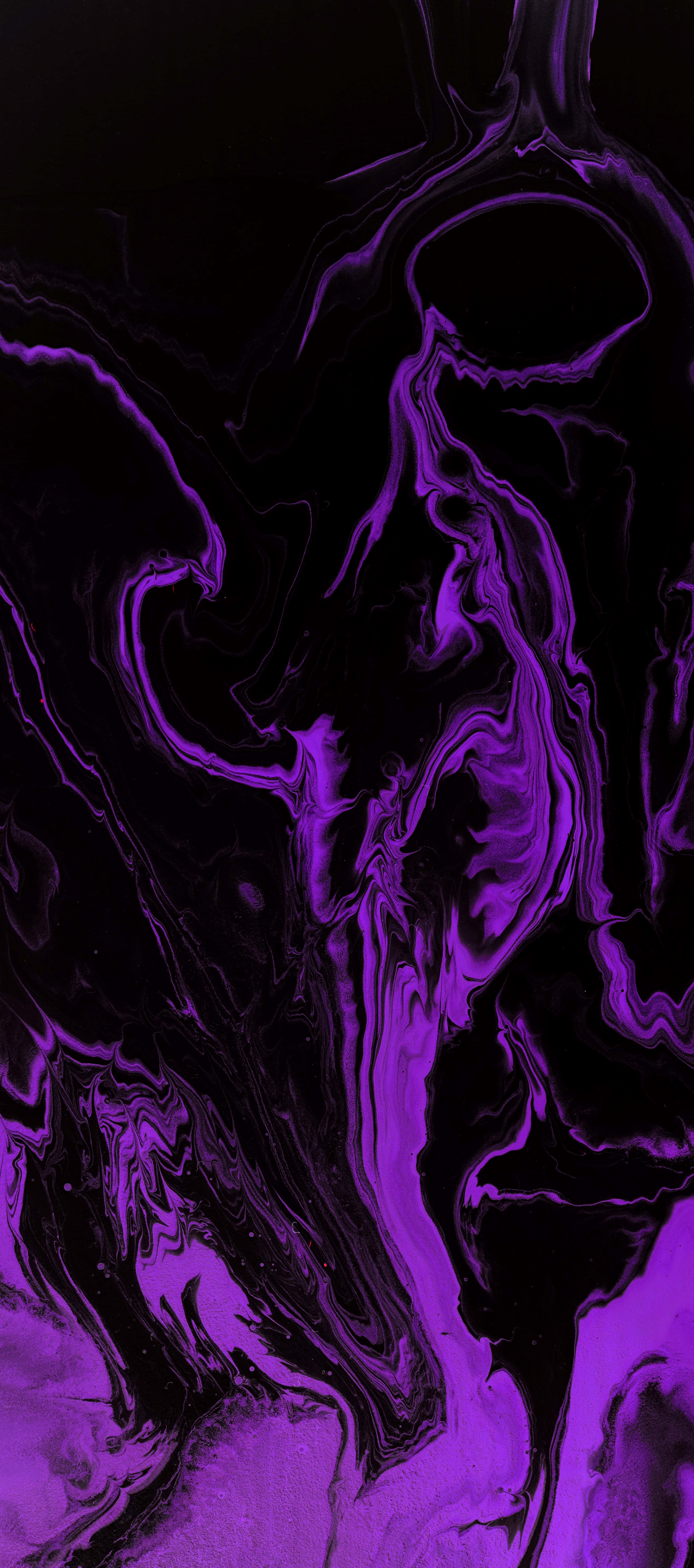 Violetti virtaava iPhone X -marmoritausta Taustakuvat