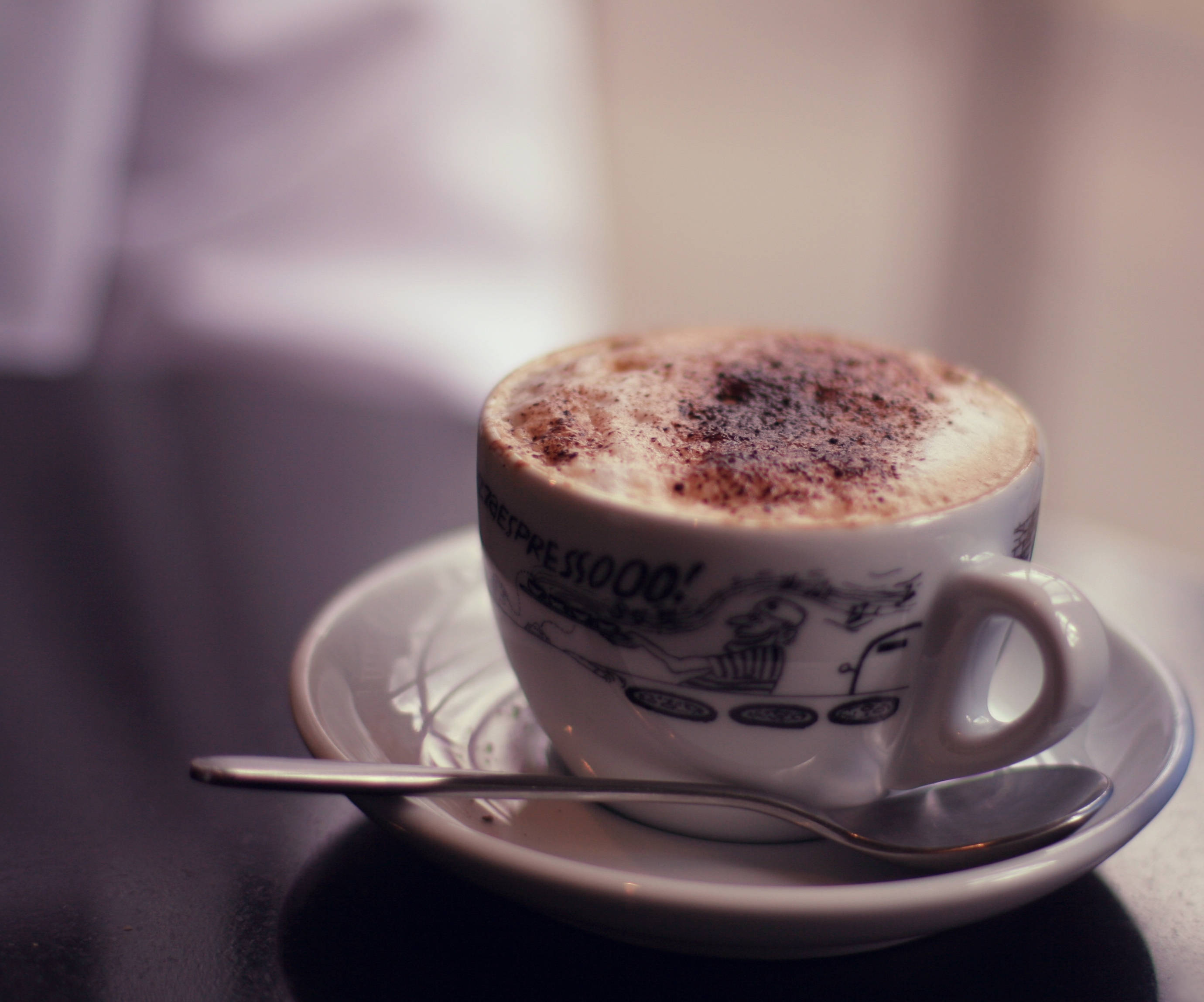 Virkistävä cappuccino Taustakuvat