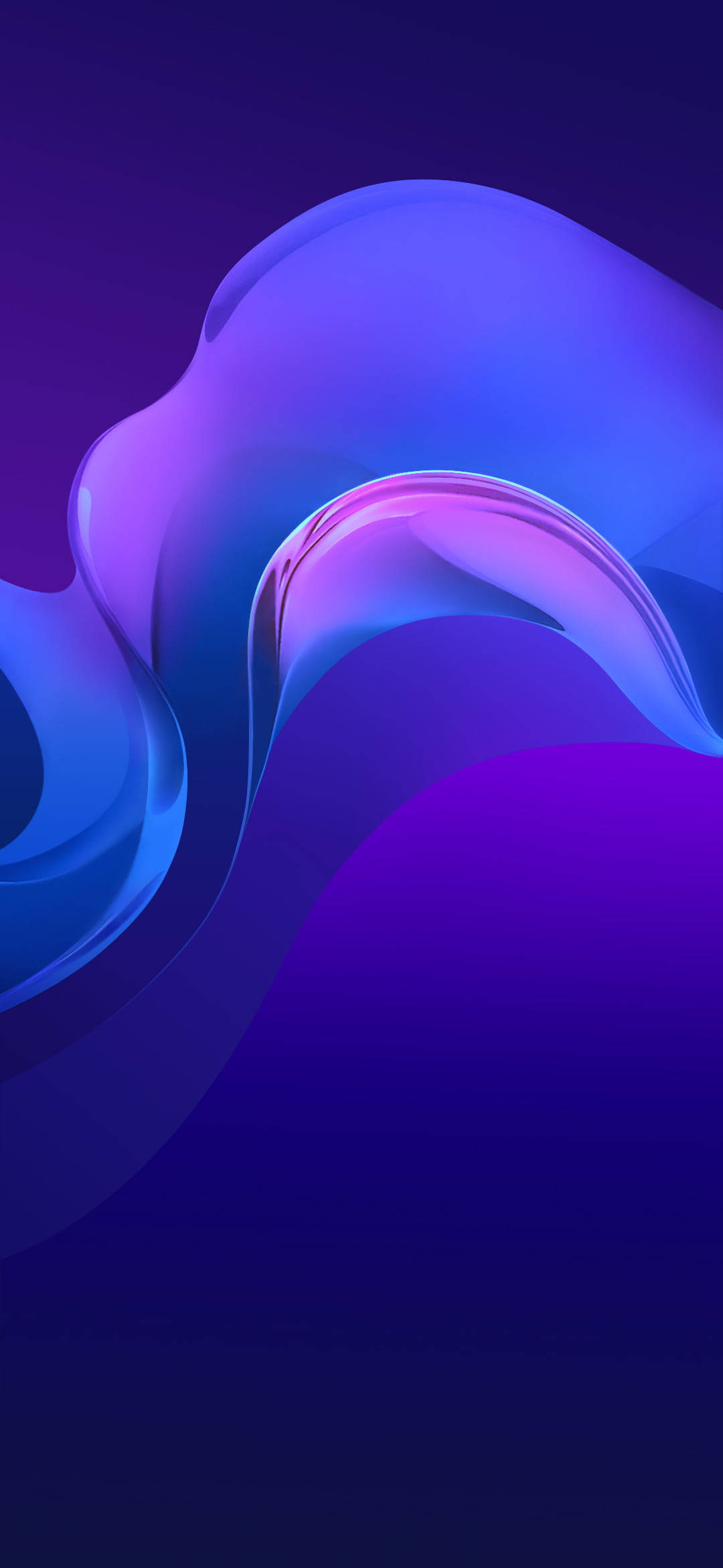 Vivo Y20 Tyylikäs Purppura-aalto Taustakuvat