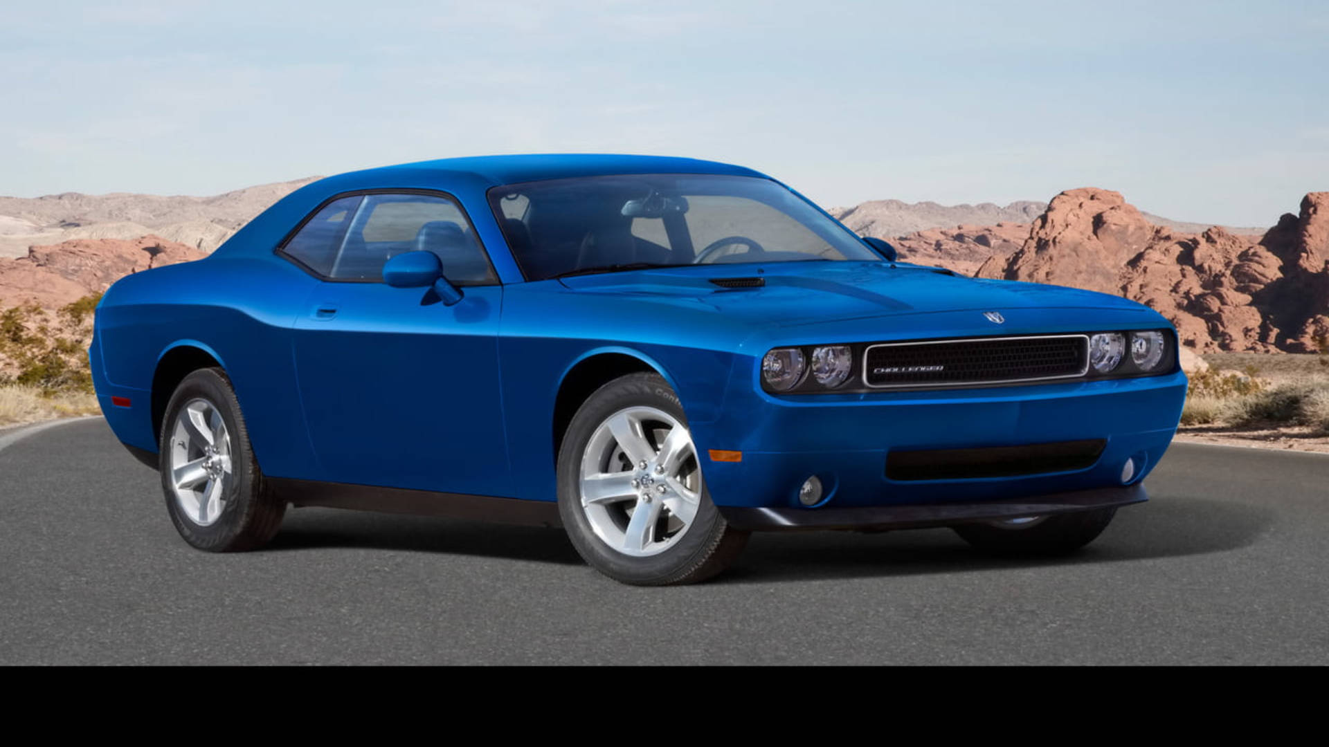 2009 SE sininen Dodge Challenger