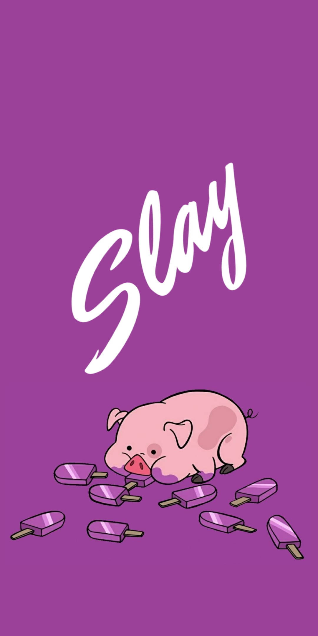 Waddles syö jäätelöä Taustakuvat