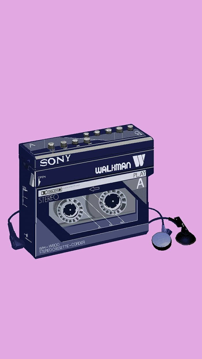 Walkman-musiikkia estetiikka Taustakuvat