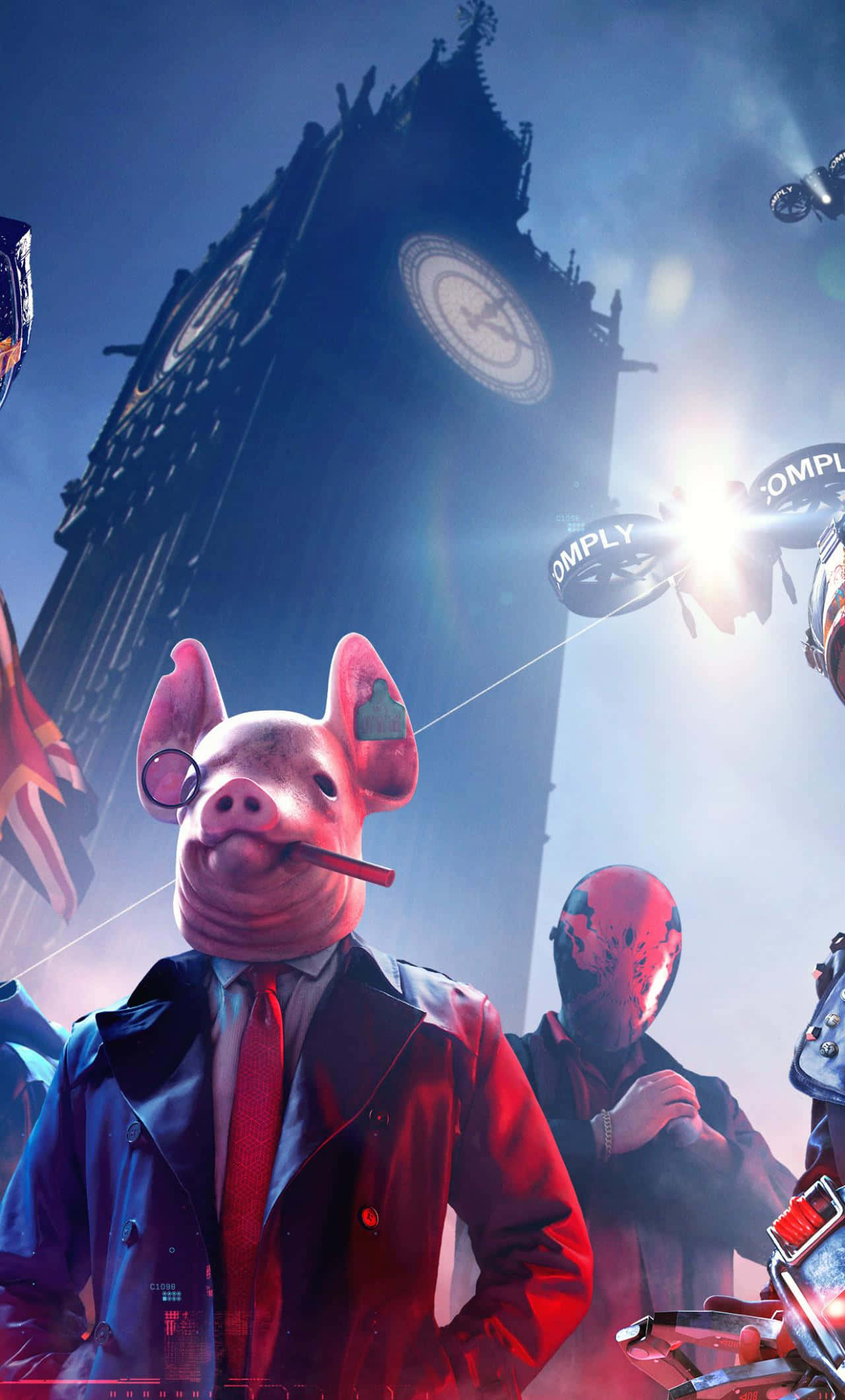 Watch Dogs -hahmot iPhone Taustakuvat