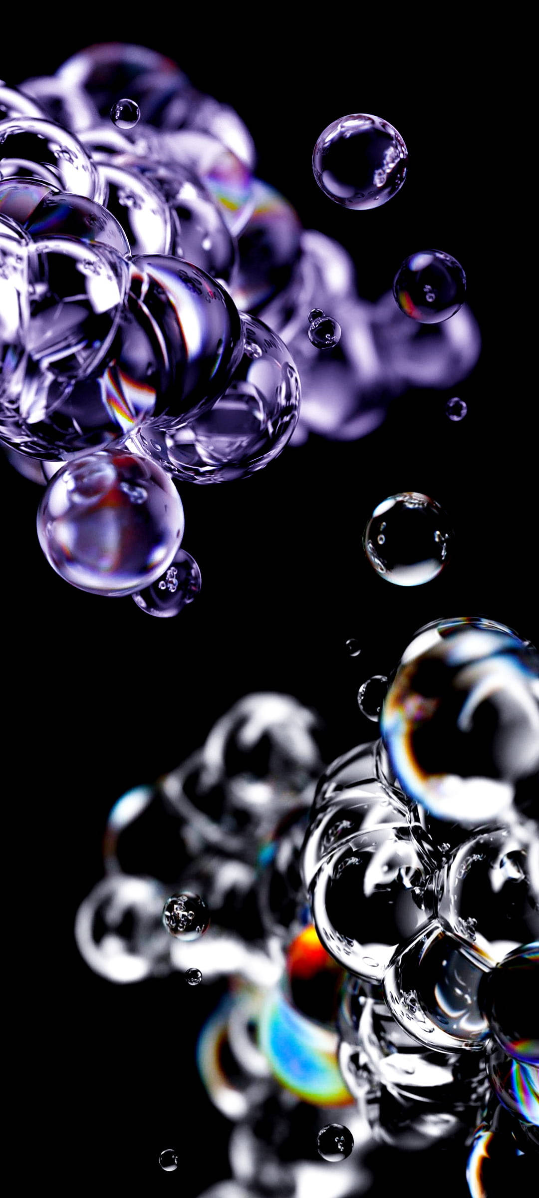 Water Bubbles For Samsung S20 FE Taustakuvat