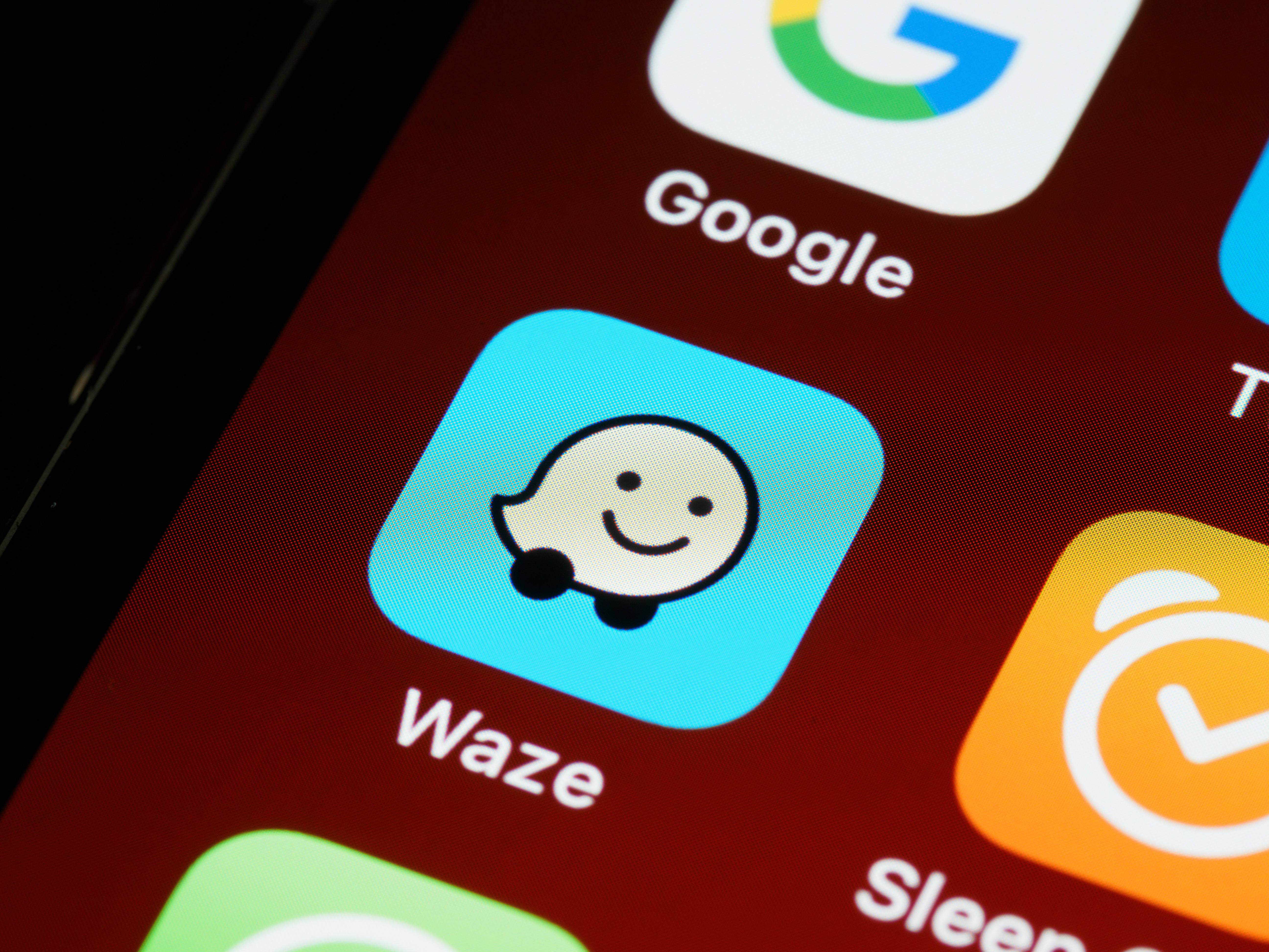 Waze-sovellus iOS 13 Taustakuvat