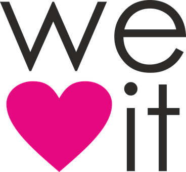 We Heart It -logo Taustakuvat
