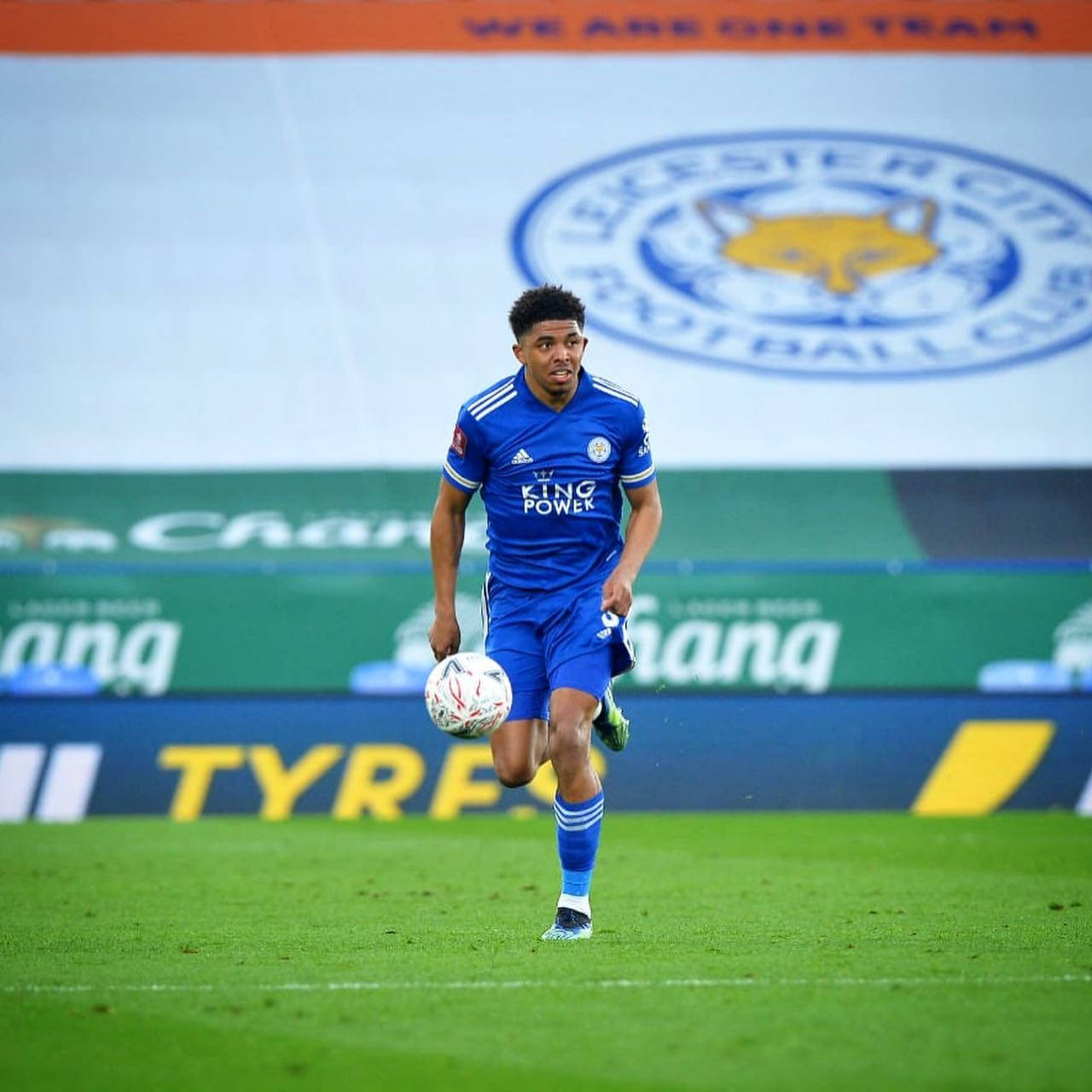 Wesley Fofana Leicester Harjoituspallo Taustakuvat