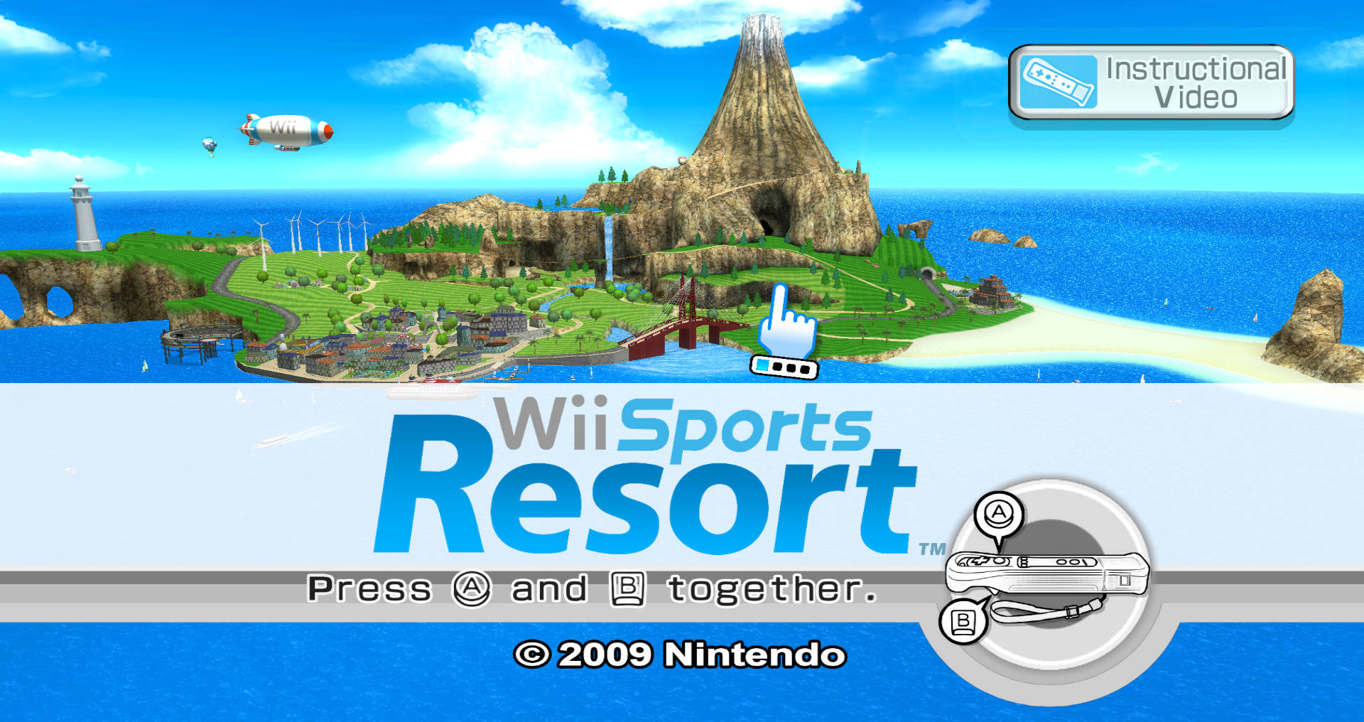 Wii Sports Resort pelin intro Taustakuvat