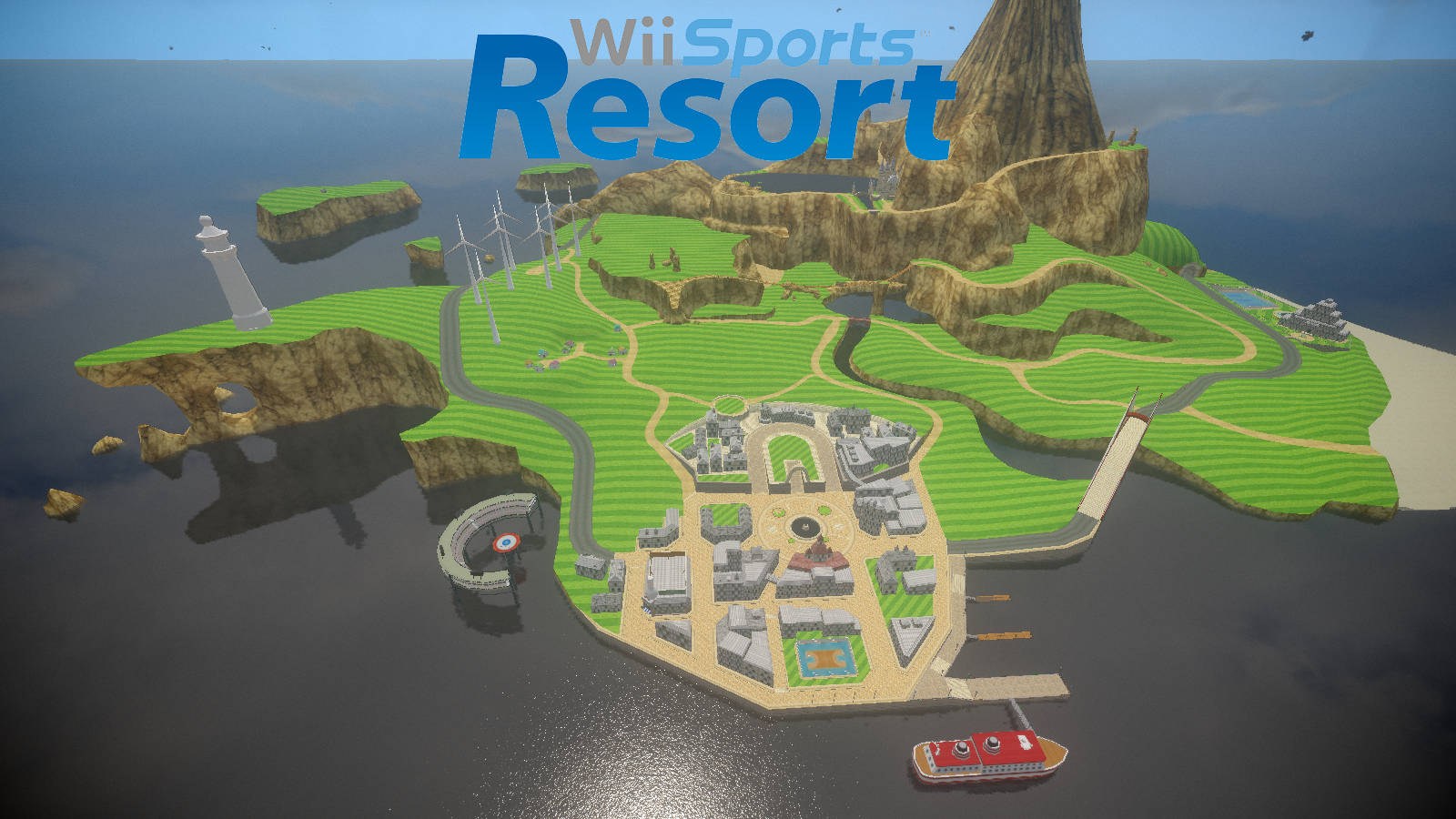Wii Sports Resort Wuhu-saari Taustakuvat