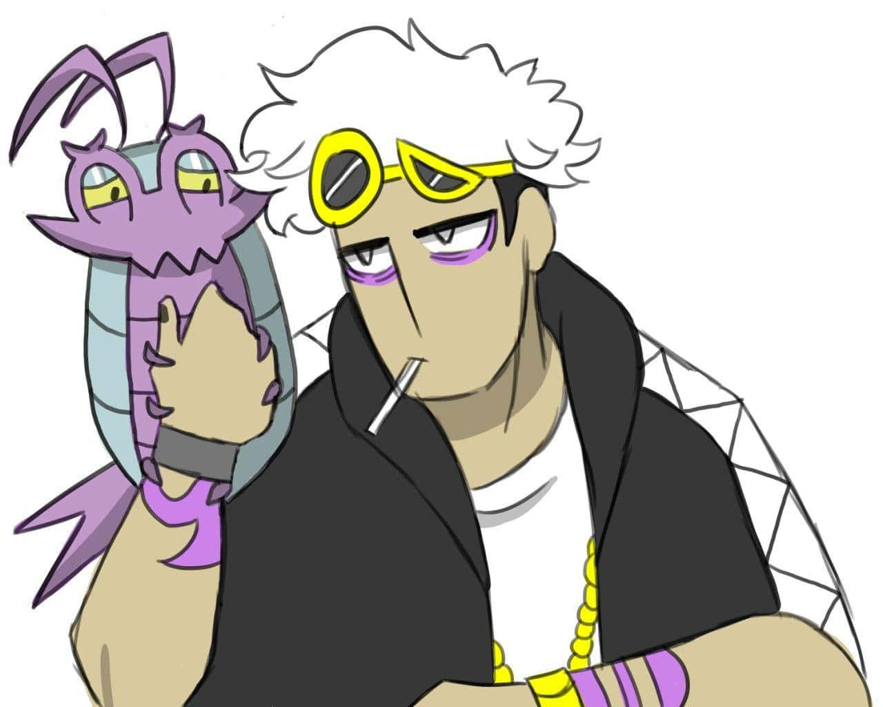 Wimpod ja tupakoiva Guzma Taustakuvat