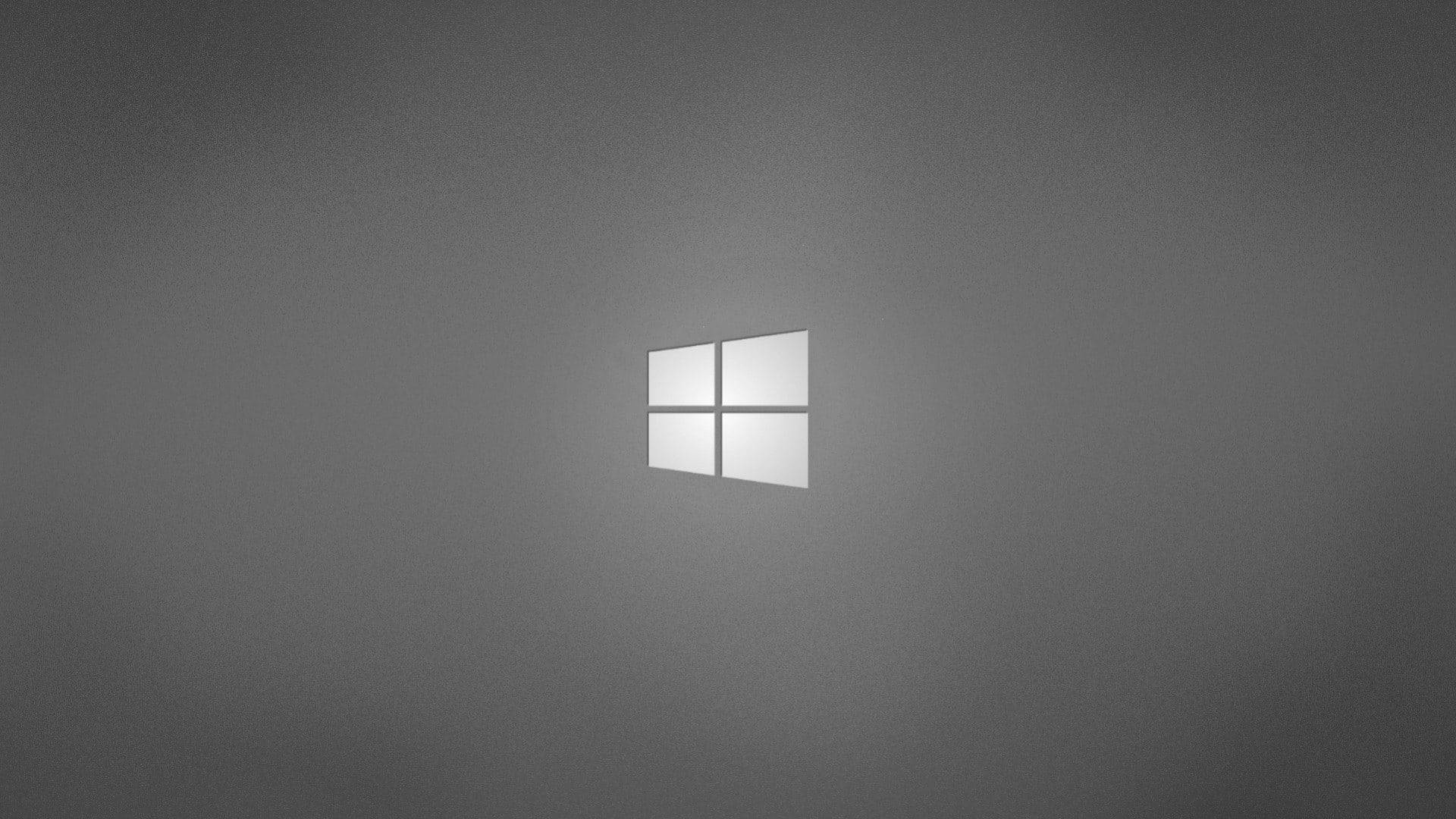 Windows-logo harmaalla taustalla Taustakuvat