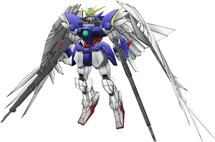 Winged Gundam Model Render Taustakuvat