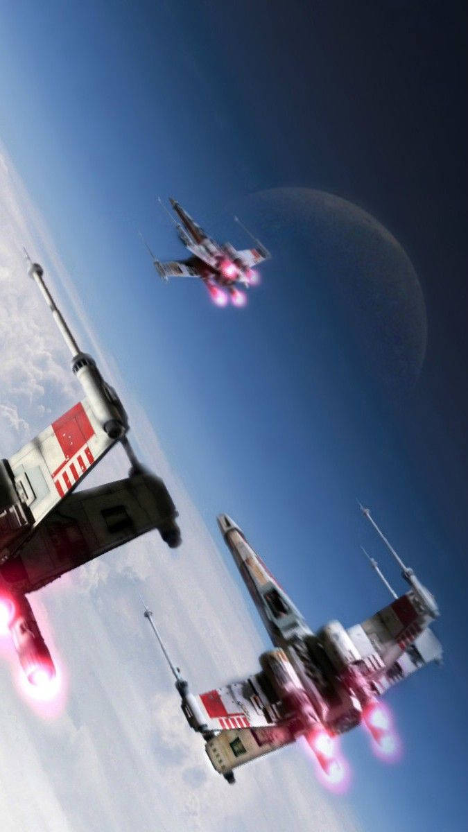 X-Wings Star Wars -puhelimen taustakuva Taustakuvat