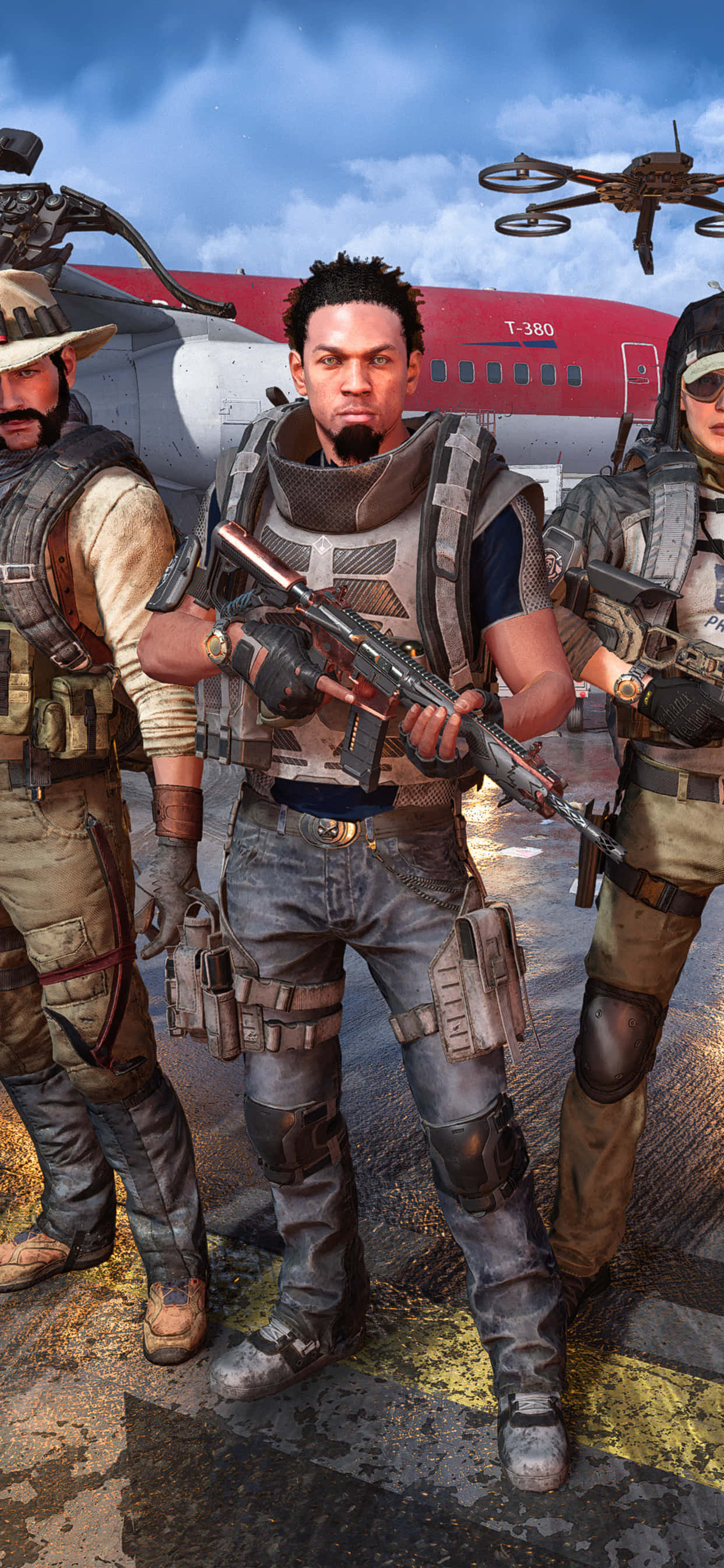 XS Max The Division - Puhelin pelaajille Taustakuvat