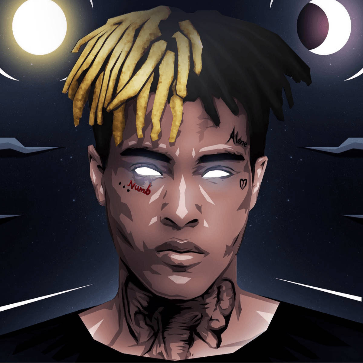 Xxxtentacion Anime Hehkuvat Silmät Taustakuvat