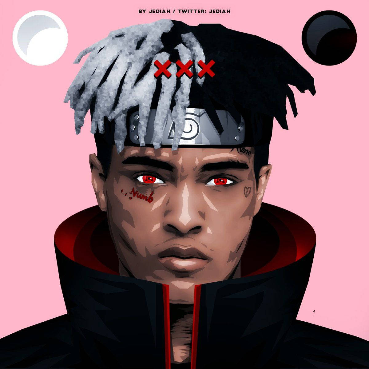 Xxxtentacion Anime Naruton Pääsuojus Taustakuvat