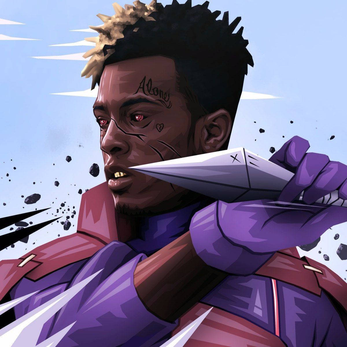 Xxxtentacion Anime Naruton Kunai Taustakuvat