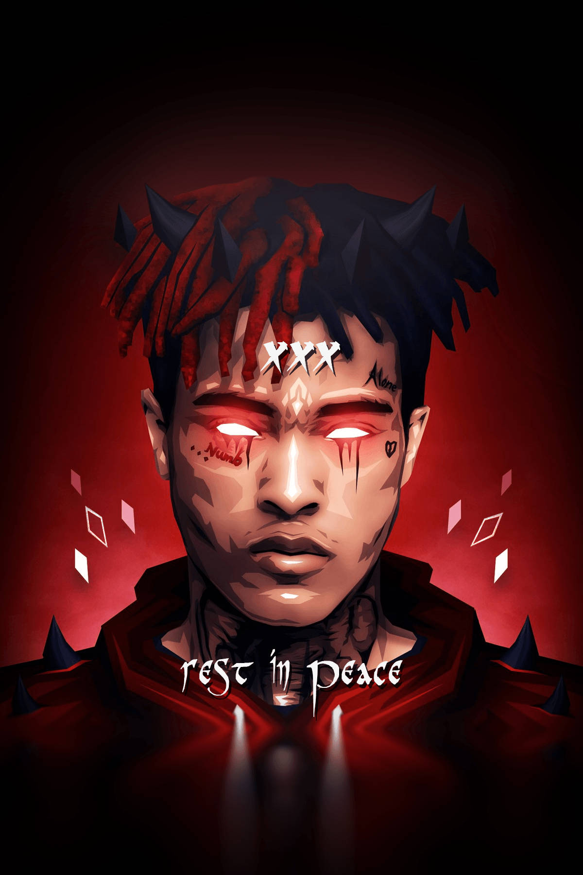 Xxxtentacion Anime Rapper Sillä Sarvilla Taustakuvat