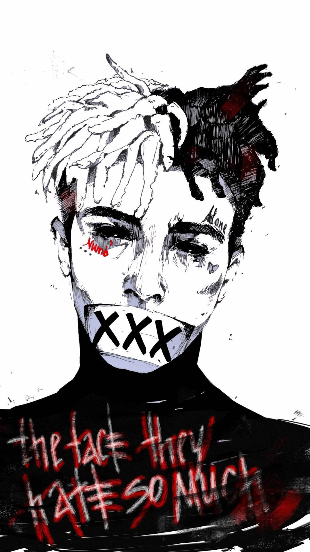 Xxxtentacion animepiirros Taustakuvat