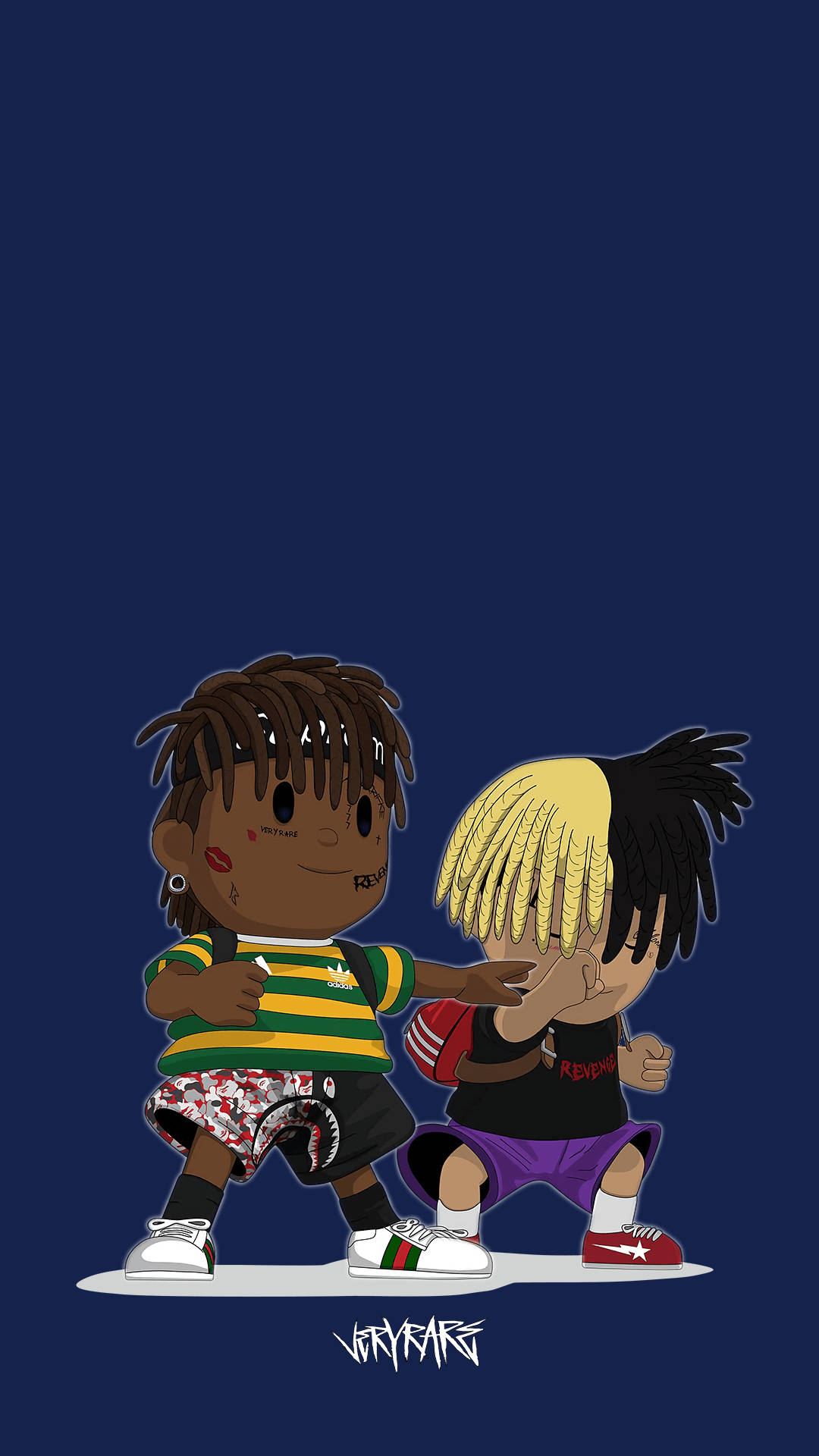 XXXTentacion ja Juice Wrld Anime Taustakuvat