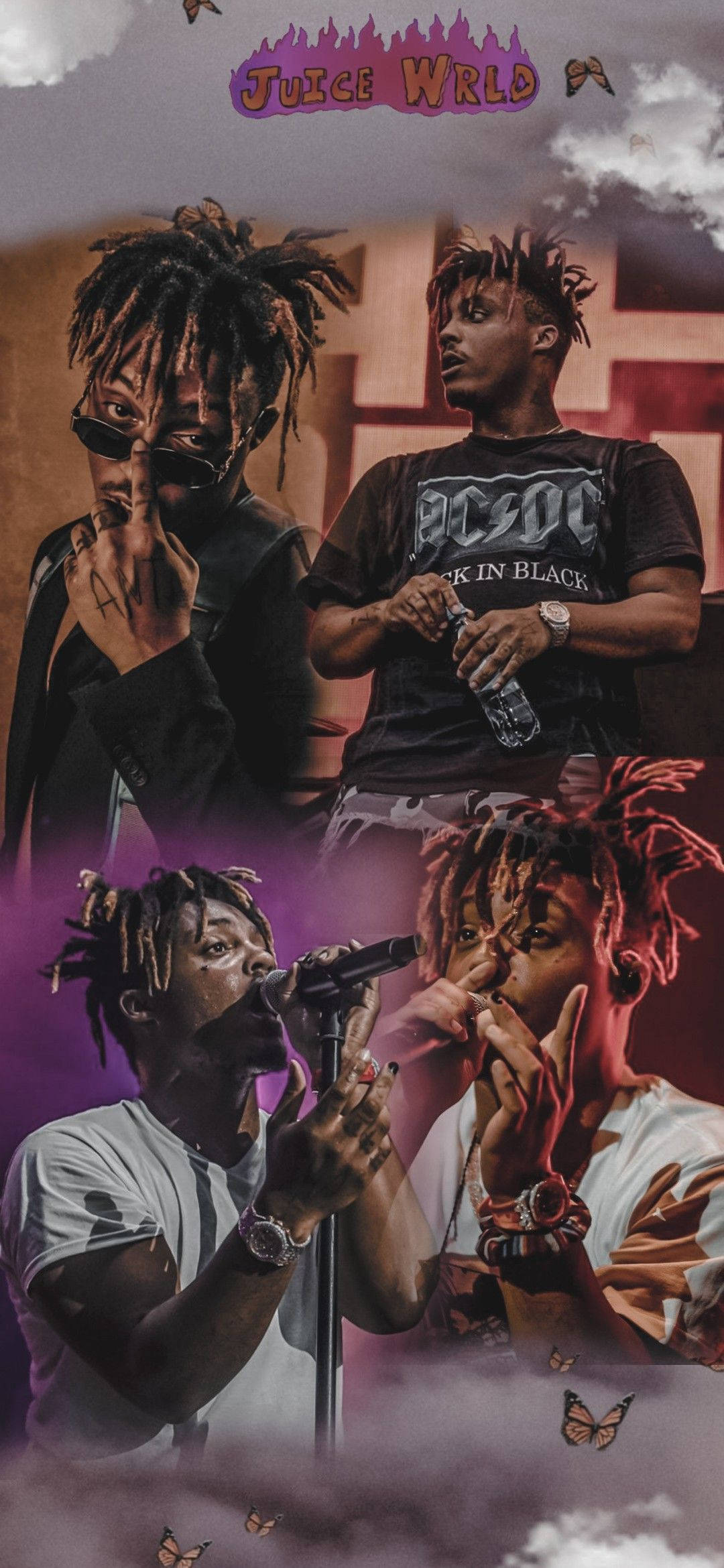 XXXTentacion Juice WRLD -kollaasimuotokuvat Taustakuvat