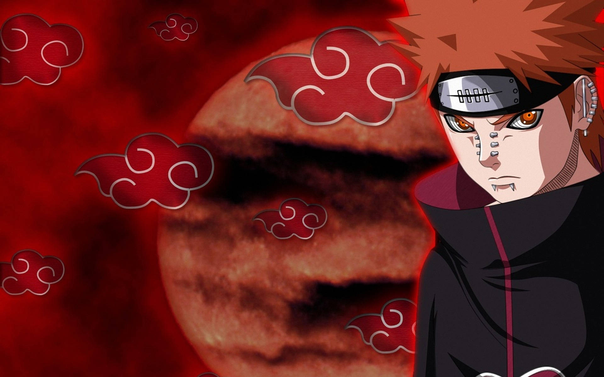 Yahiko Akatsuki Pilvi iPhone Punainen Taustakuvat