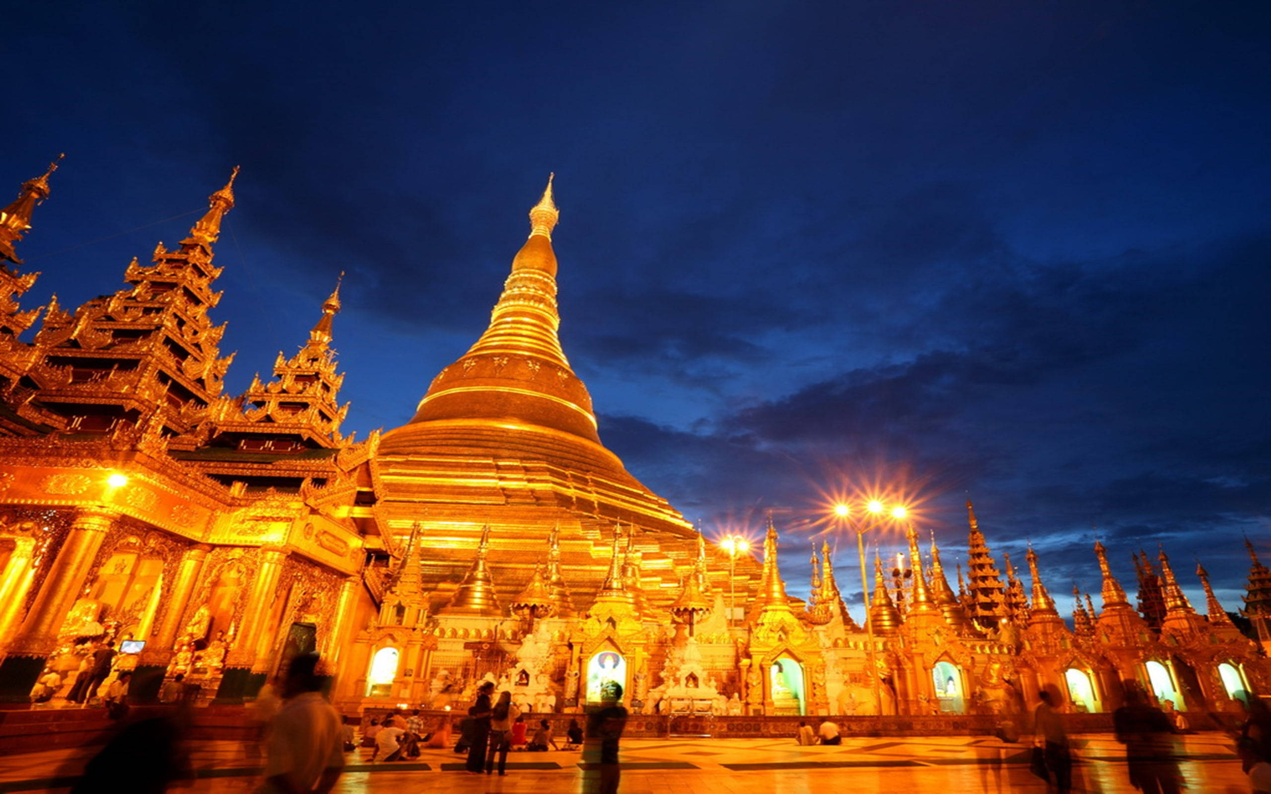 Yangonin turistikohde Taustakuvat