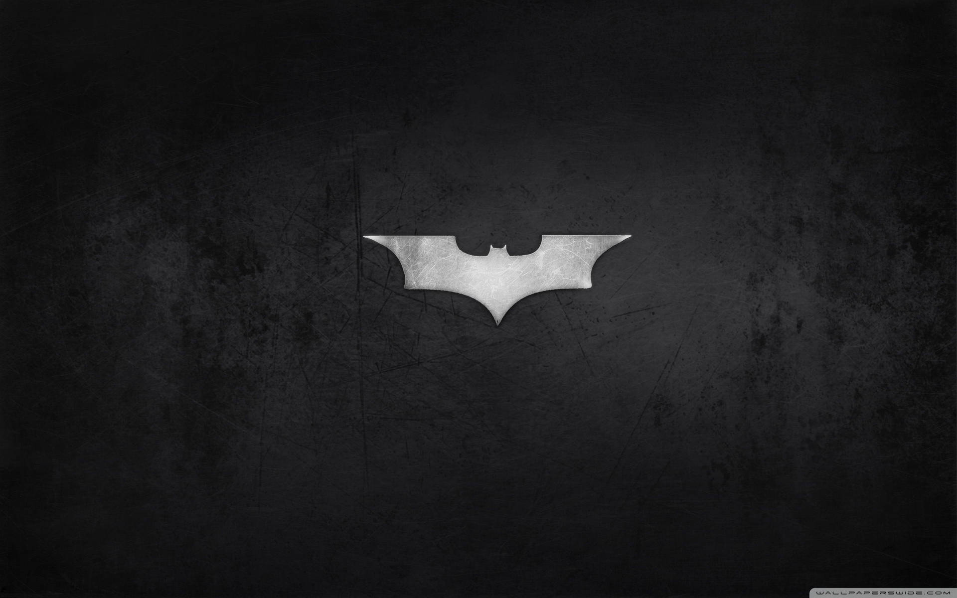 Yksinkertainen Batman-metallilogo-taustakuva