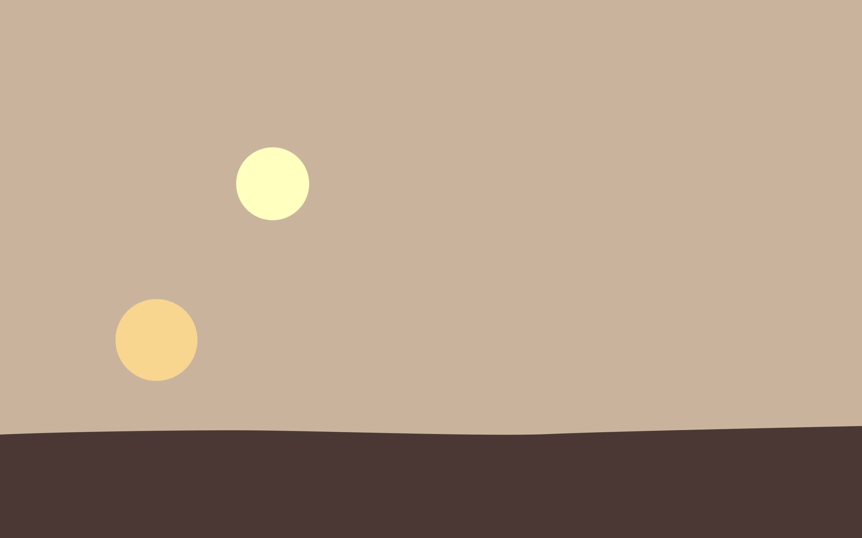 Yksinkertainen kaksoistähti Tatooine-taustakuva Taustakuvat