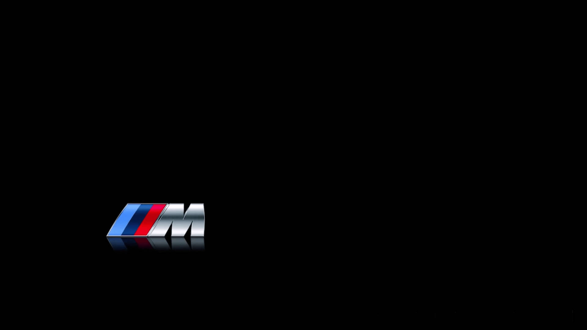 Yksinkertainen musta BMW M -logo Taustakuvat