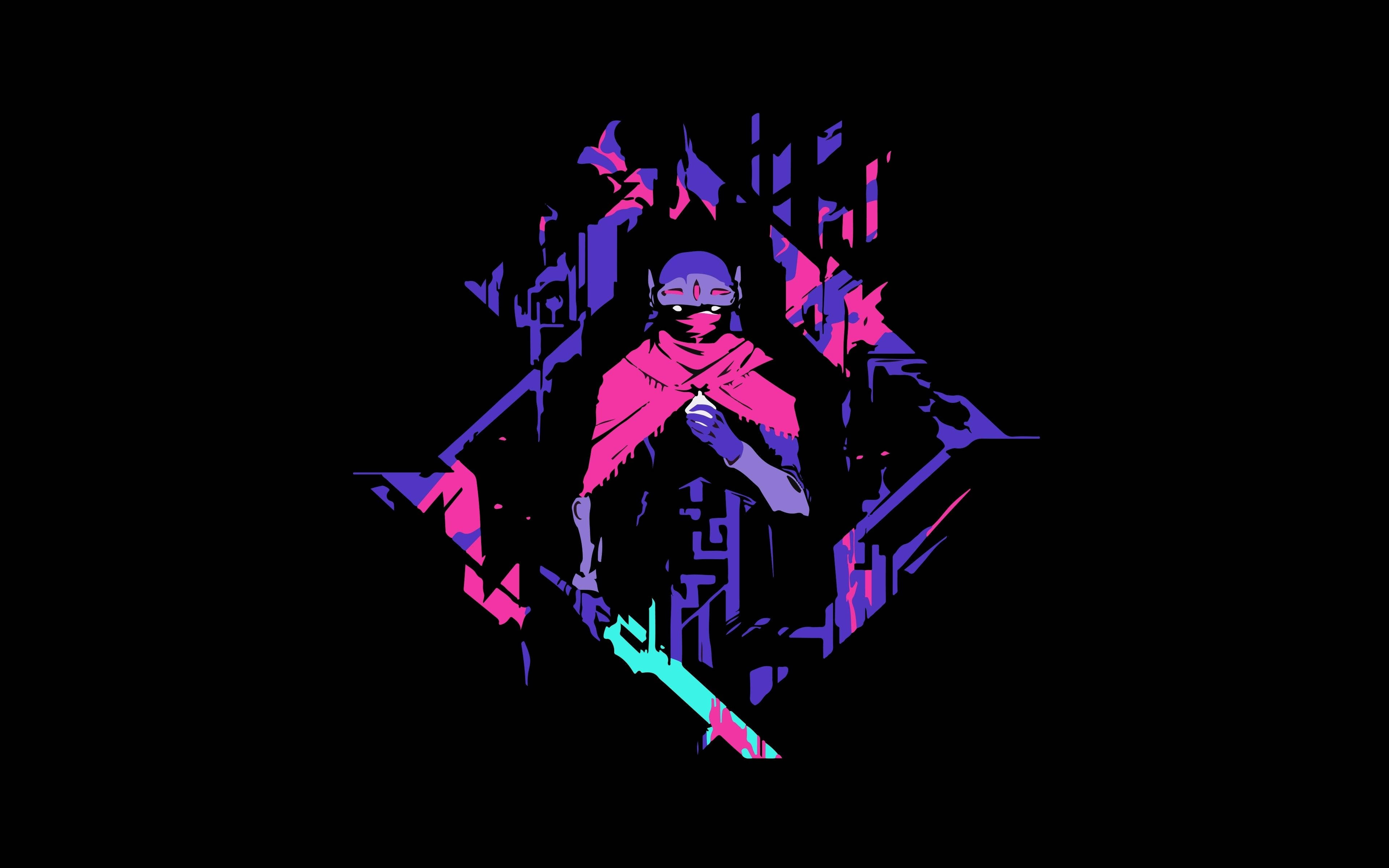 Yksinkertainen peli Hyper Light Drifter Taustakuvat