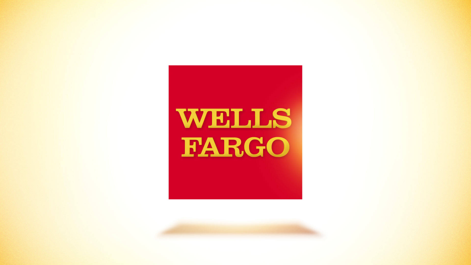 Yksinkertainen Wells Fargo -keltainen liukuväri Taustakuvat