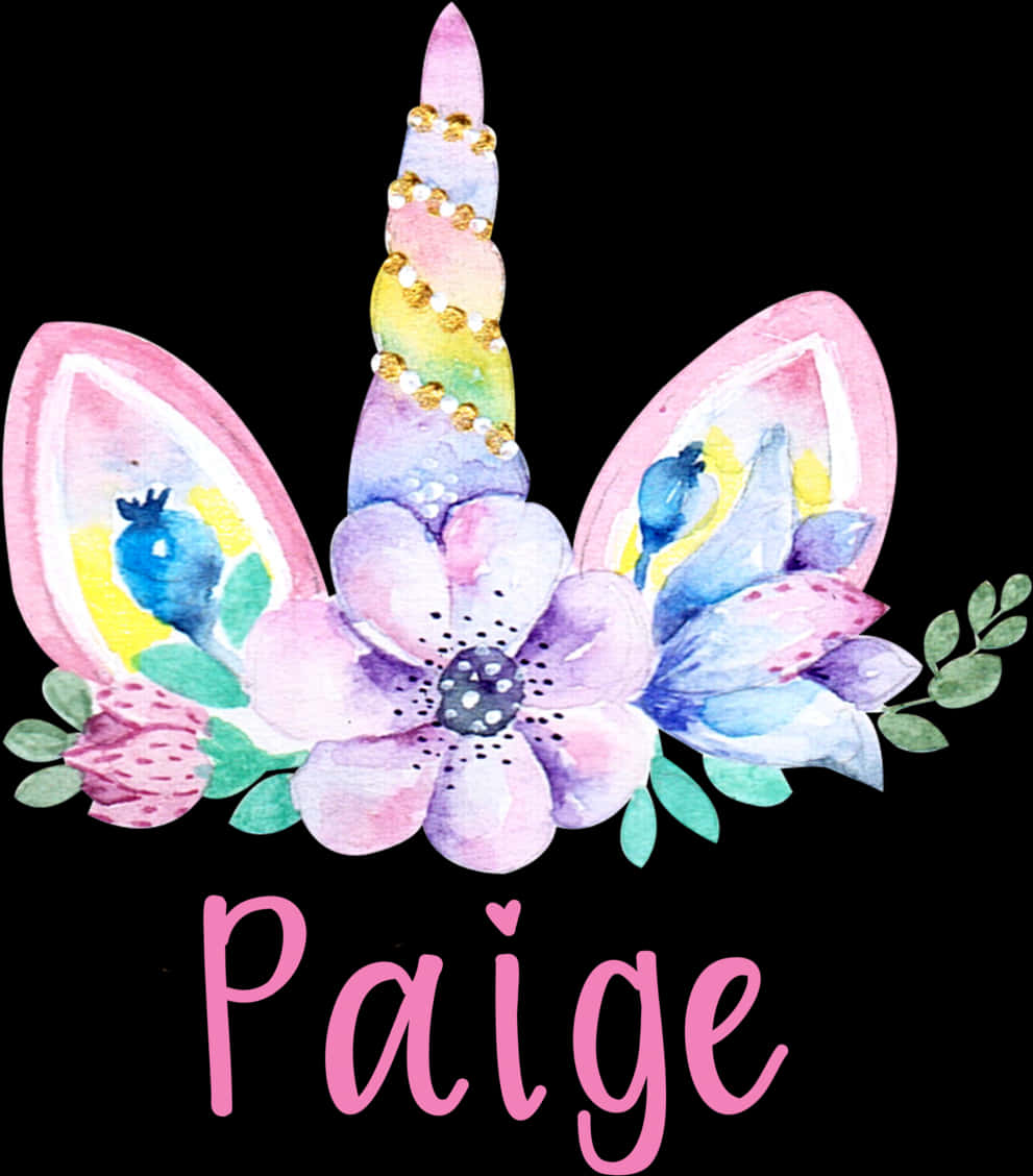 Yksisarvinen kukkakoriste nimellä Paige Taustakuvat