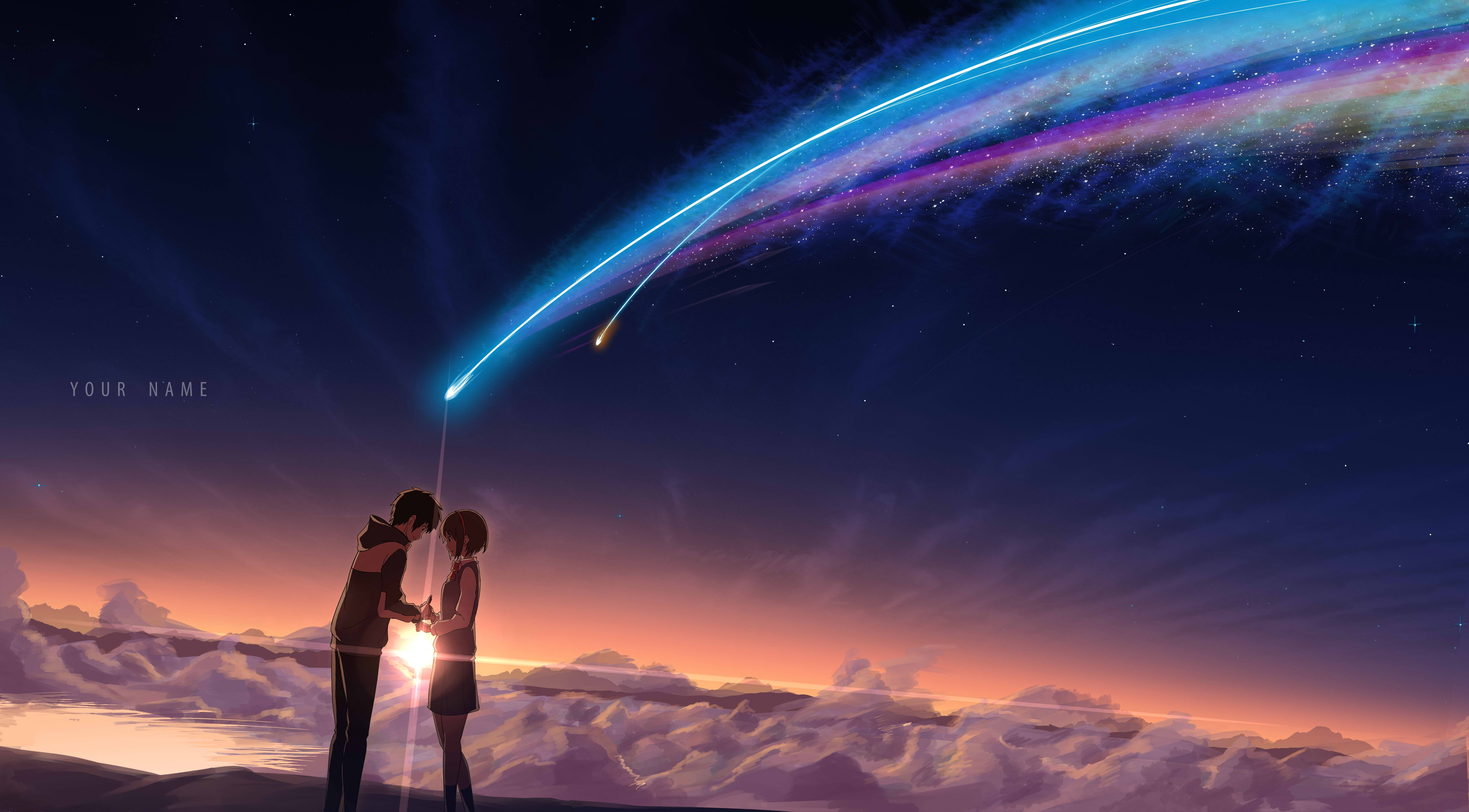 Your Name Anime Suloinen Pari Taustakuvat