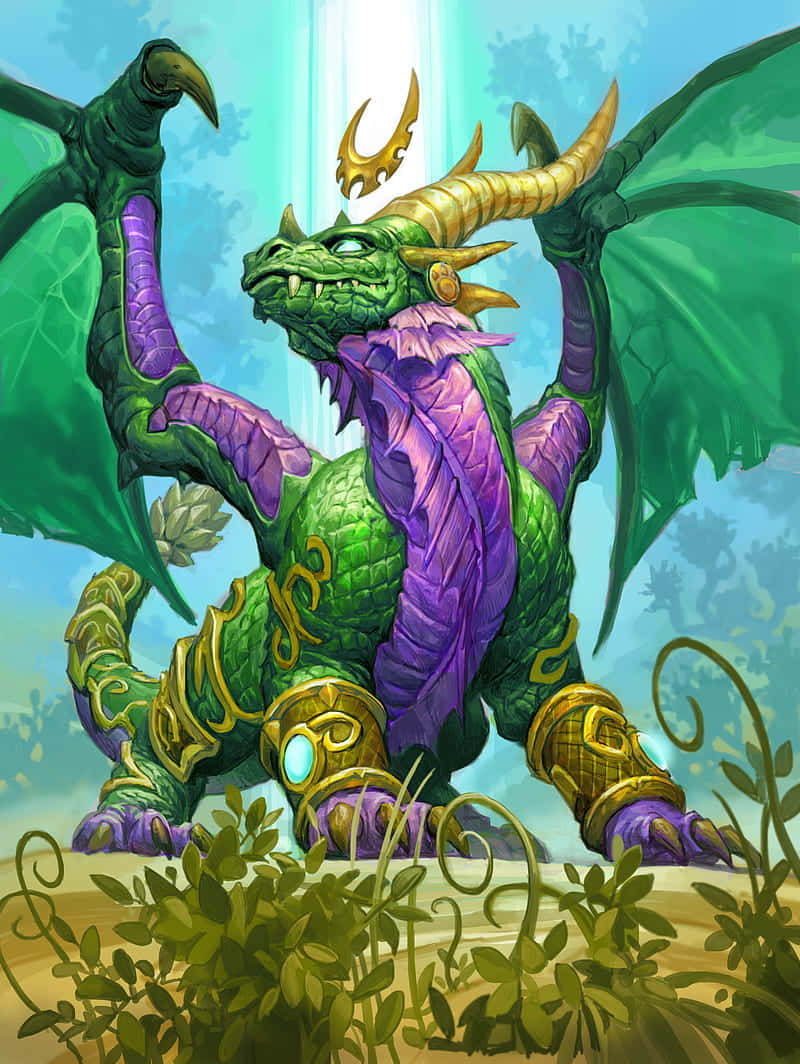 Ysera-lohikäärme Pixel 3xl Hearthstone-tausta Taustakuvat