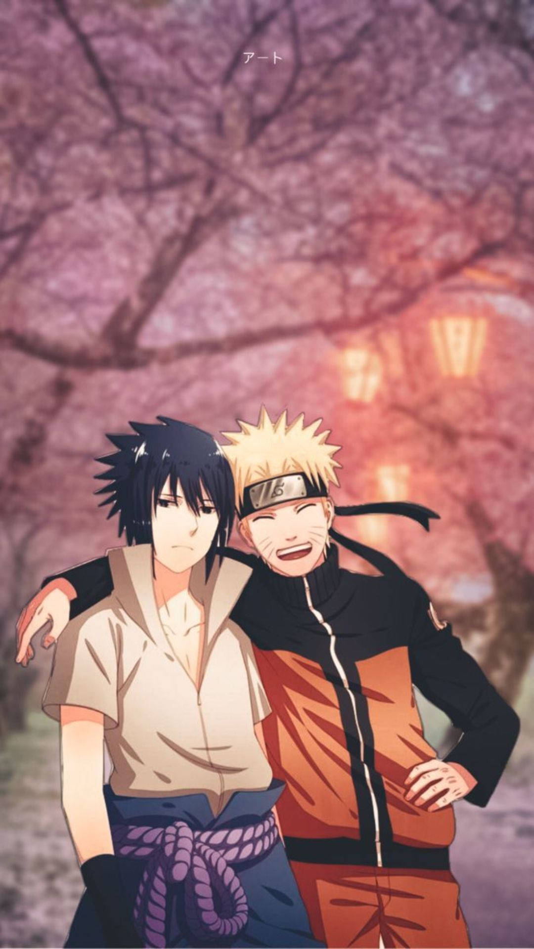 Ystävyys Sasuke Naruto iPhone Anime Taustakuvat
